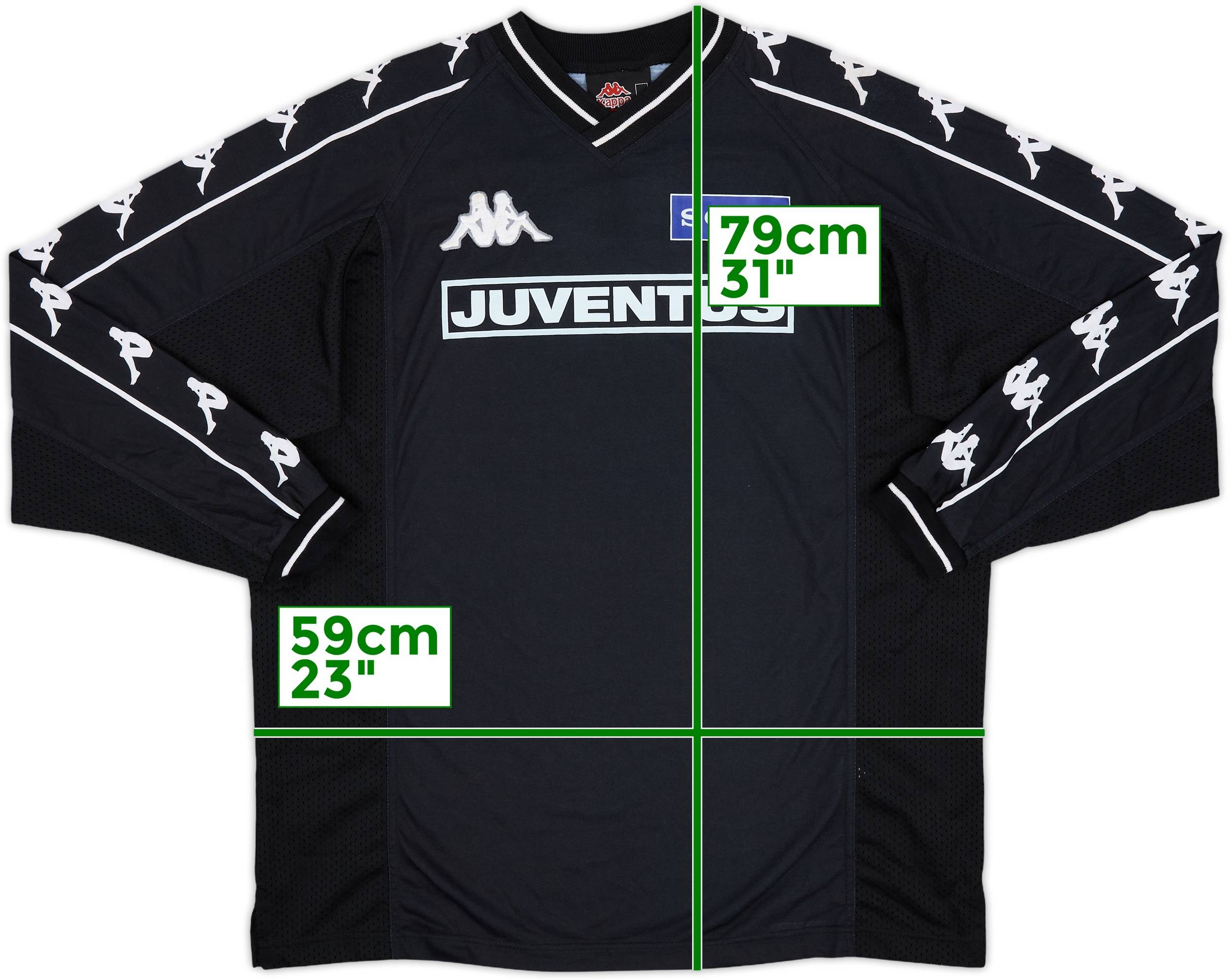 1997-98 Juventus Kappa Training L/S Shirt - 9/10 - (XL)