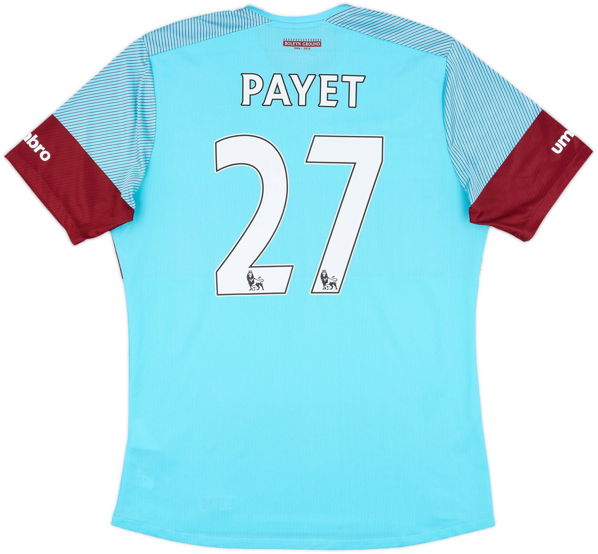 2015-16 West Ham Camiseta Visitante Payet #27 - 7/10 - (L)