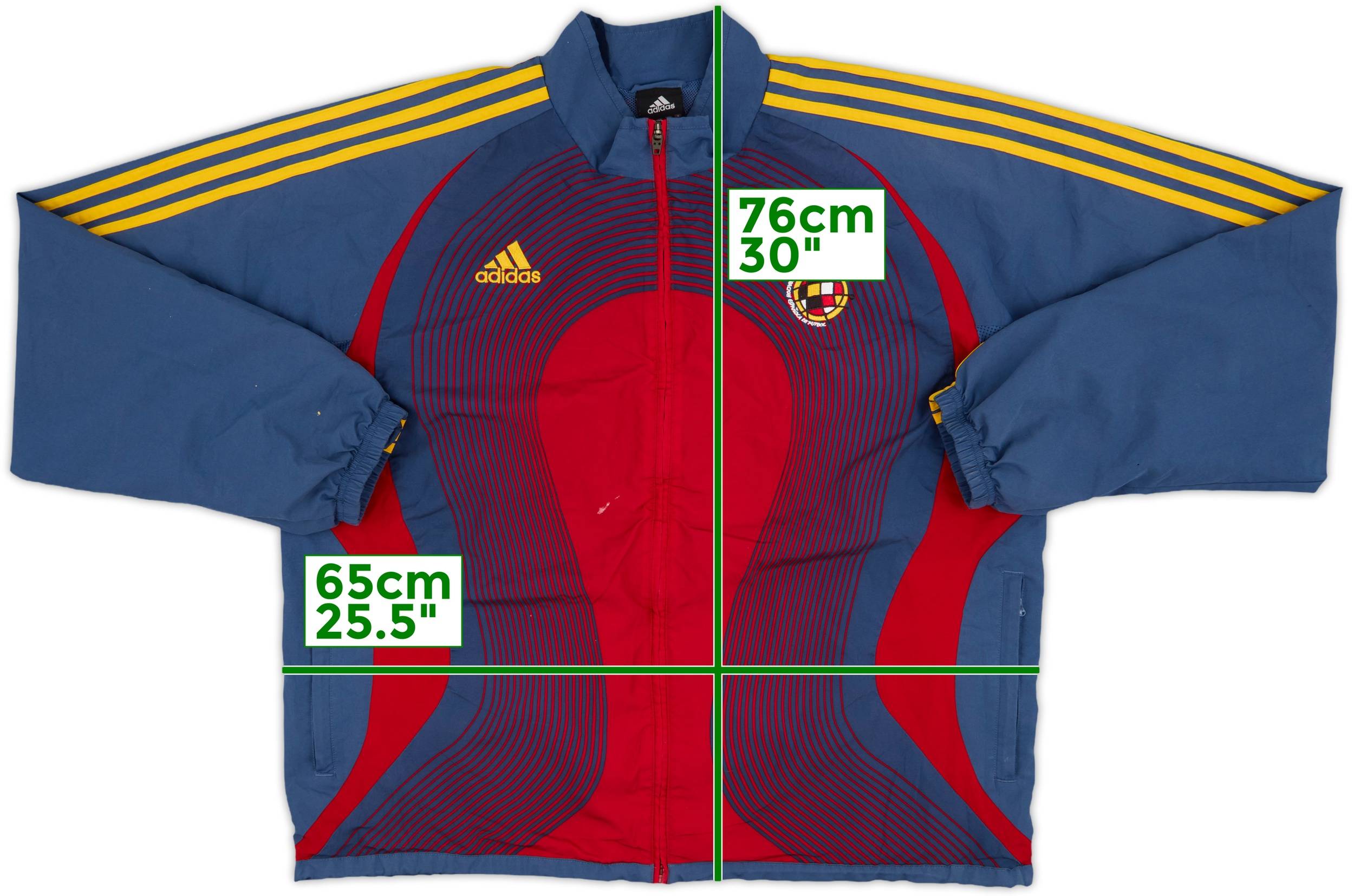 2006-07 Spain adidas Track Jacket - 7/10 - (XL/XXL)