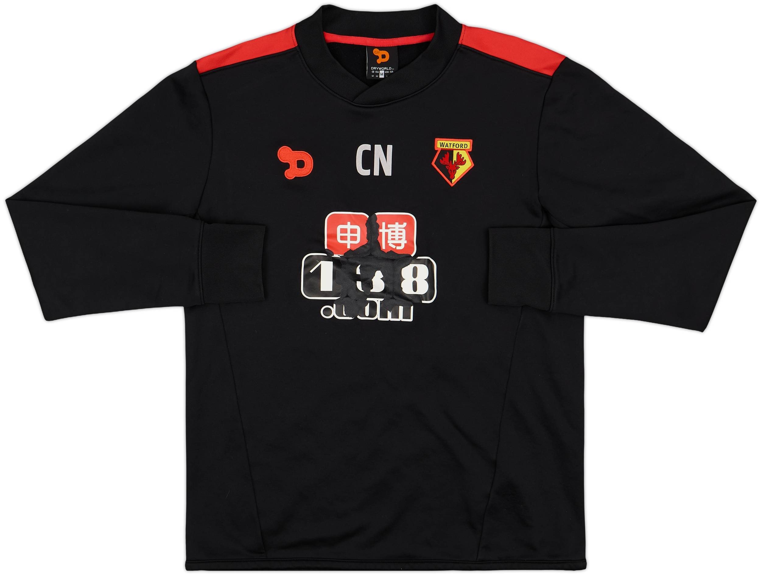 2016-17 Watford Staff Issue Dryworld Sweat Top CN 4/10 (M)