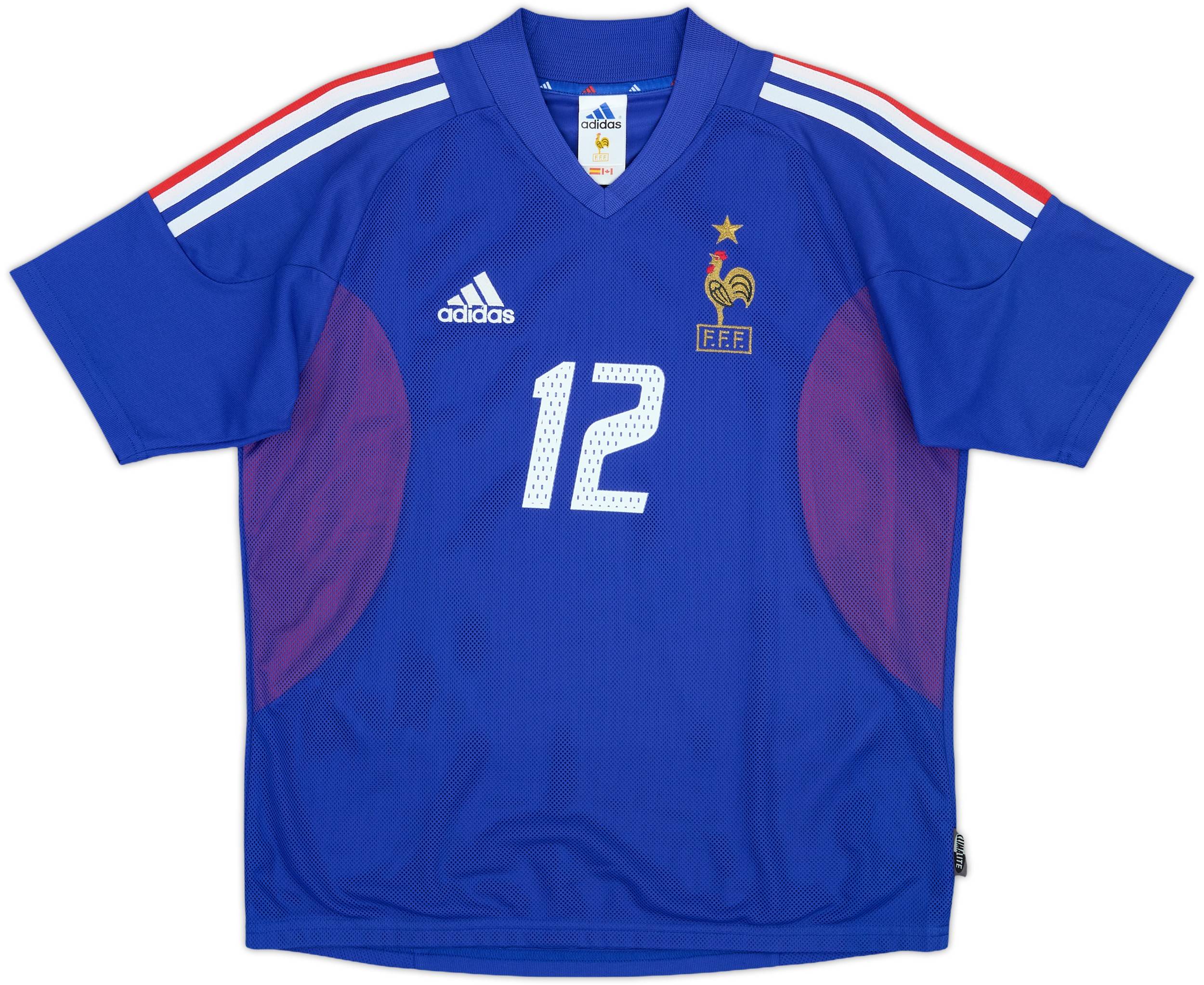 2002-04 France Home Shirt Henry #12 - 8/10 - (XS)