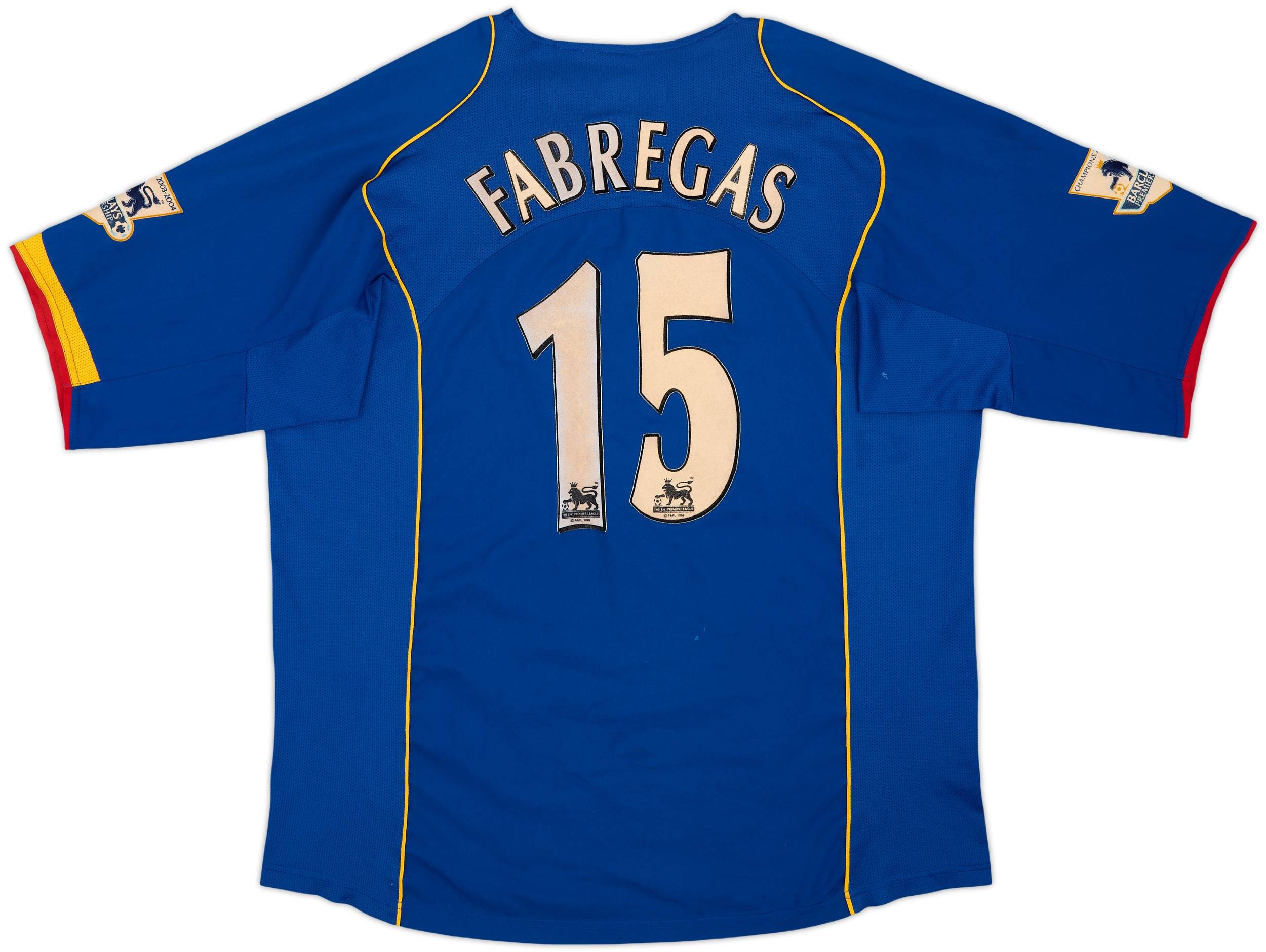 2004-06 Arsenal Away Shirt Fabregas #15 - 5/10 - (XL)