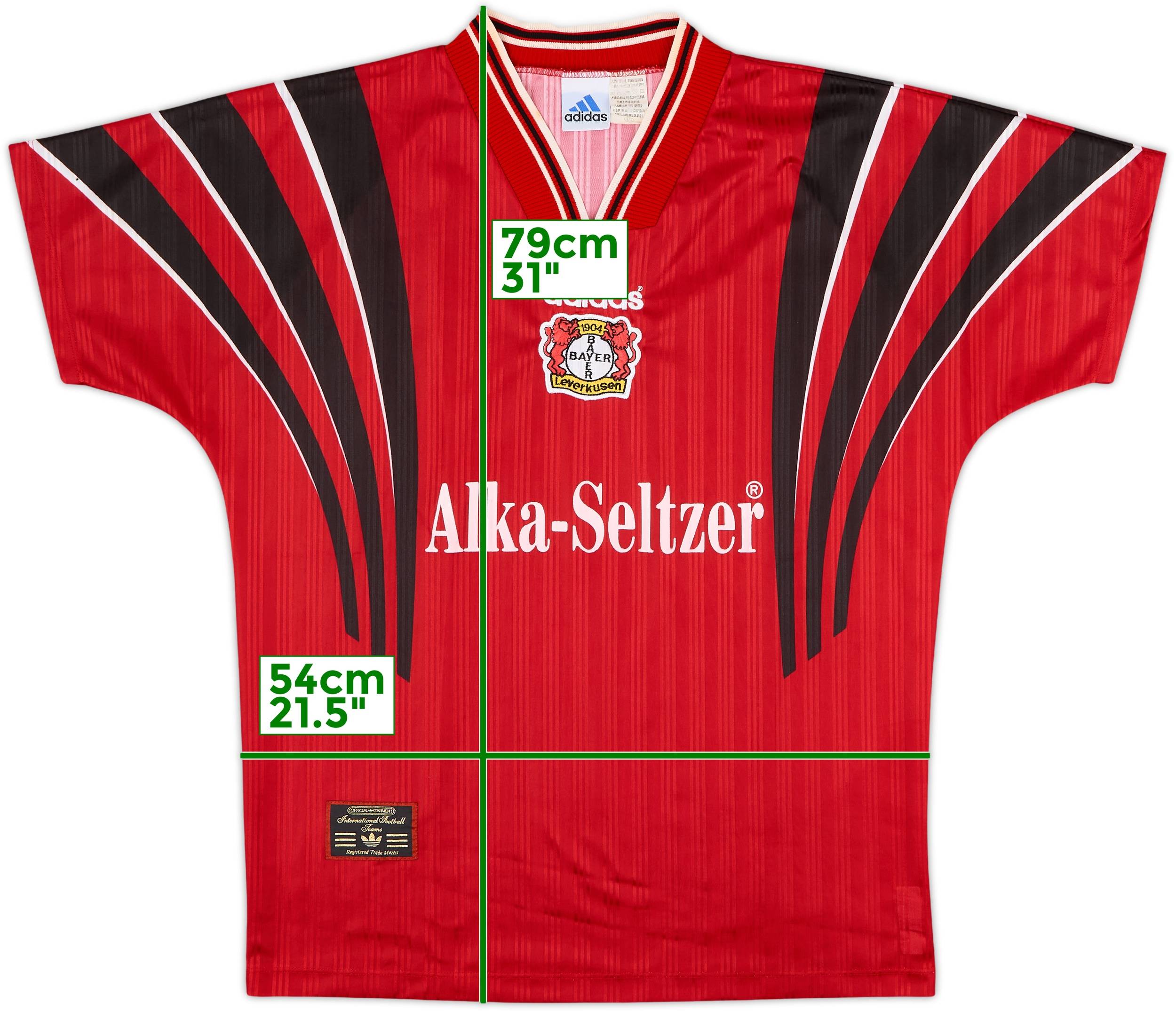 レヴァークーゼン 1996-97 ホーム Bayer 04 Leverkusen 1996-97 Home Kit