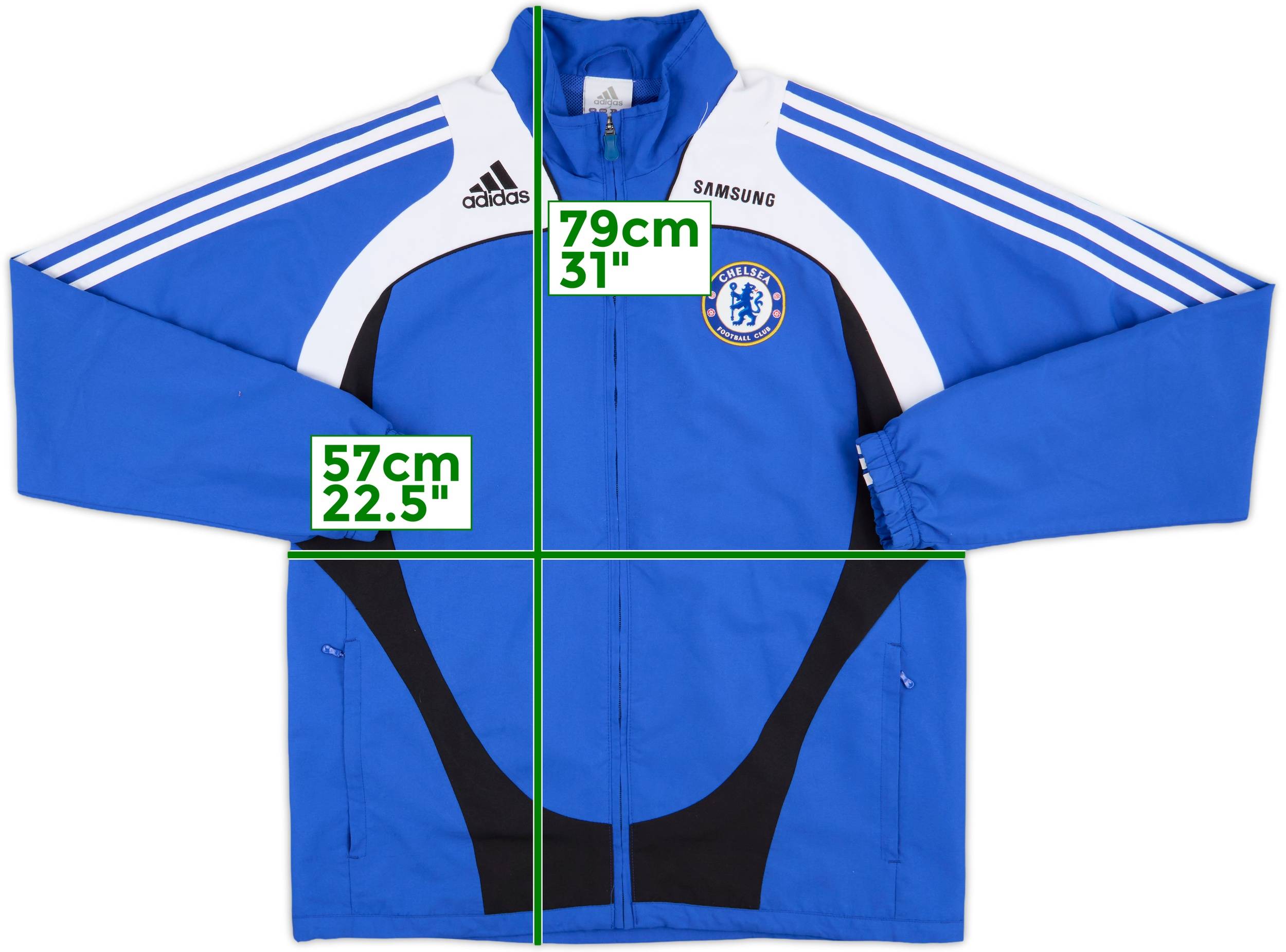 adidas CHELSEA RY448 Lサイズ 2008-09 Chelsea adidas Track Jacket - 7/10 - (M/L)