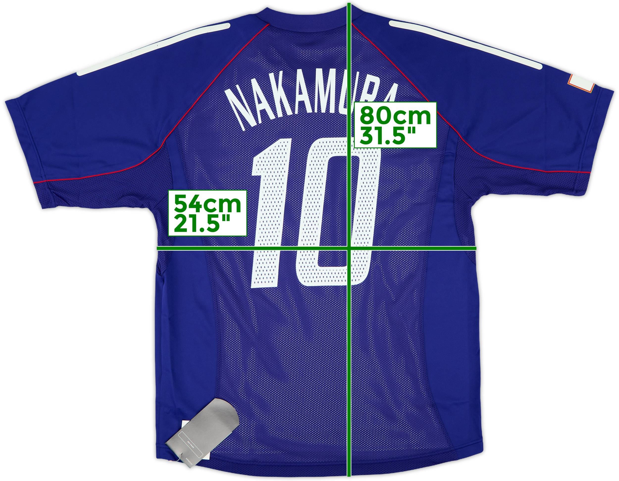 adidas サッカーシャツ NAKAMURA 10 adidas サッカーシャツ NAKAMURA 10 2008-09 Japan Home Shirt