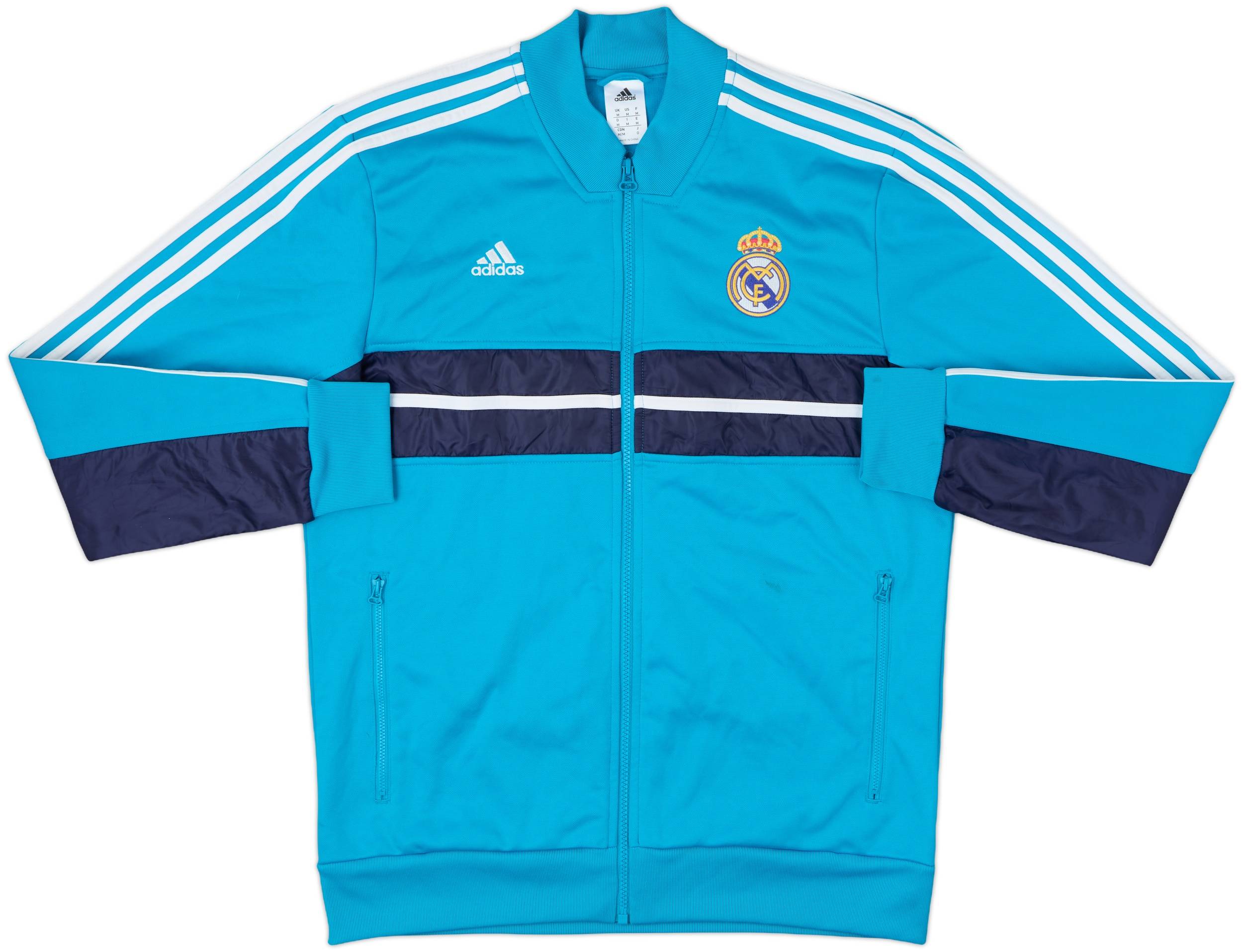 【ADIDAS/アディダス】 REAL MADRID TRACK ジャケット 2012-13 Real Madrid adidas Track Jacket - 8/10 - (M)