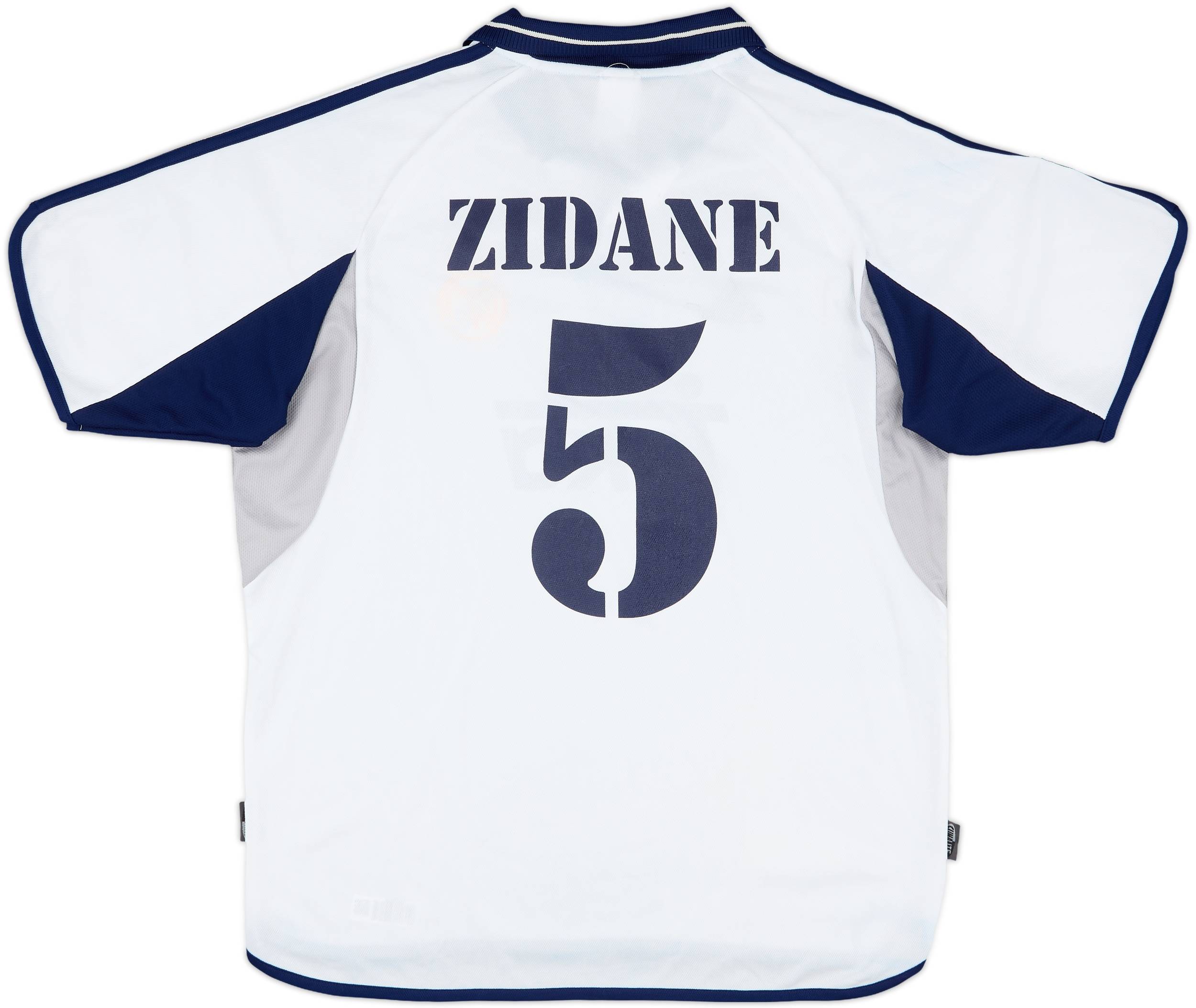 Real Madrid ユニフォーム【Lサイズ】 2000-01 Real Madrid Home Shirt Zidane #5 - 6/10 - (L)