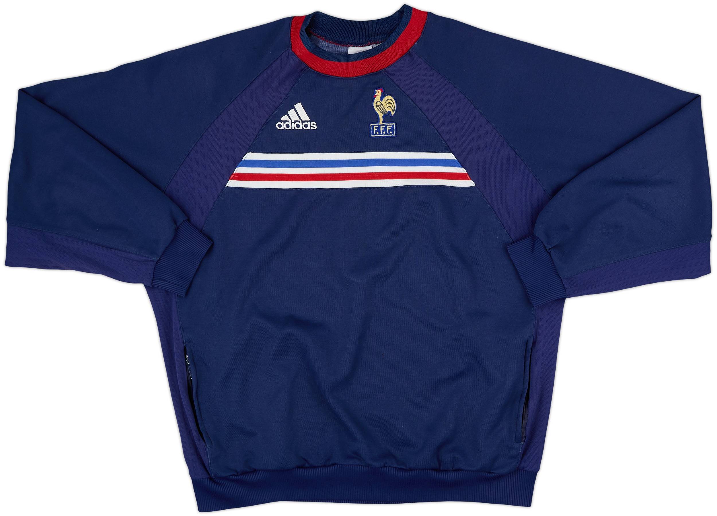 【希少XO】y2k/adidas×フランス代表/スウェット/トレーニングウェア 2000-02 France adidas Sweat Top - 5/10 - (XL)