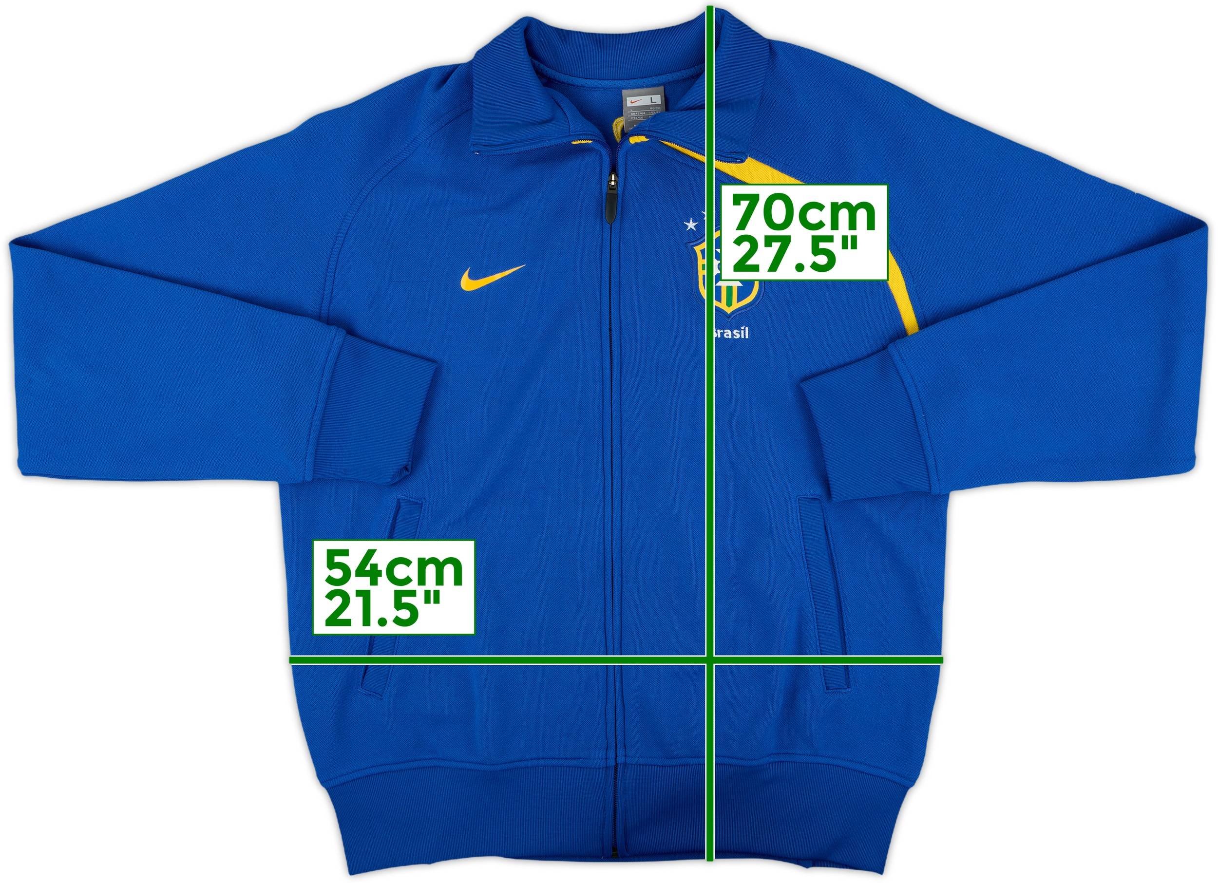 2008-09 Brazil Nike Track Jacket - 9/10 - (L)