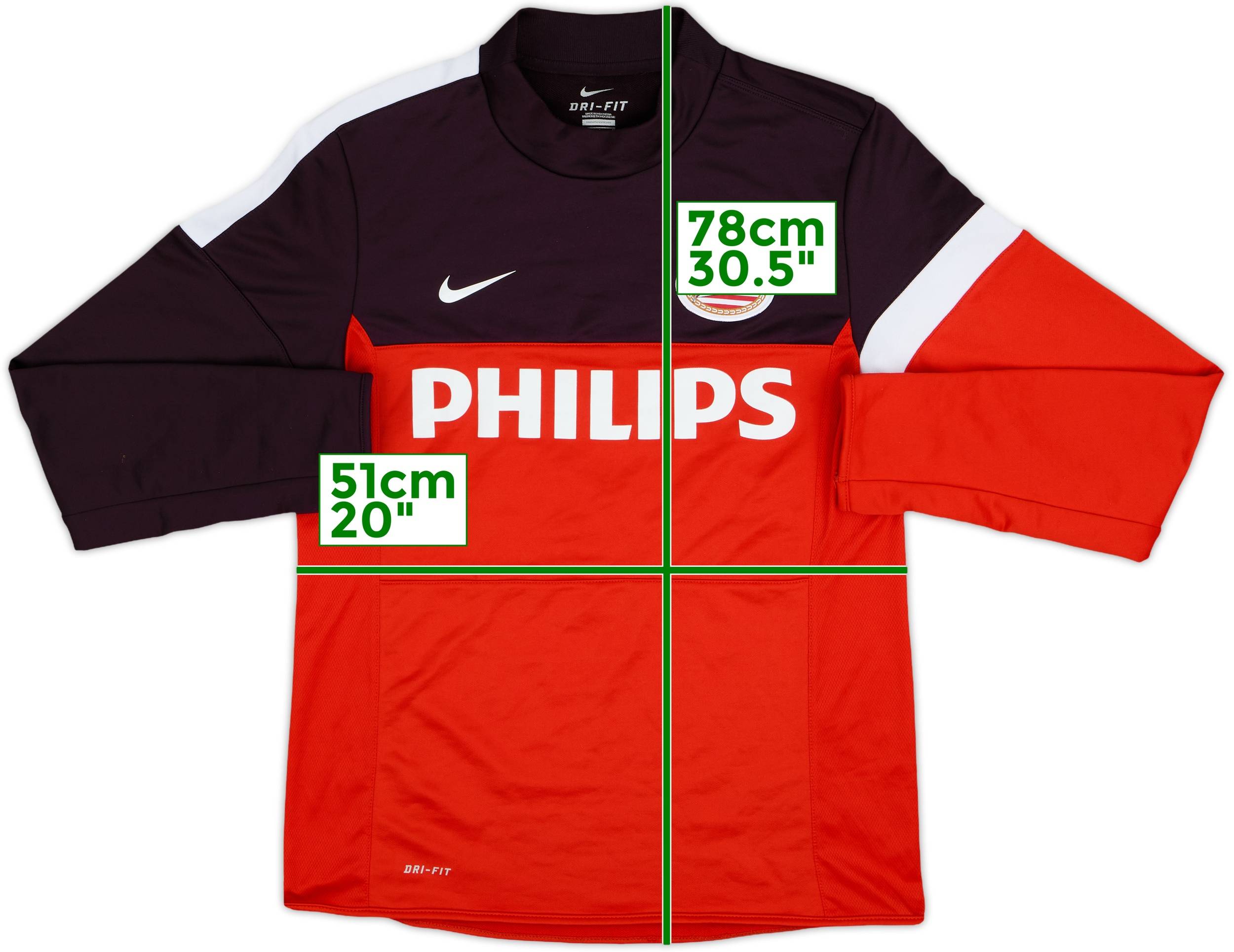 PSVアイントホーフェン 2012-2013 レプリカユニフォーム NIKE PSV Eindhoven 2012/13 Home Football Shirt Nike Soccer Jersey