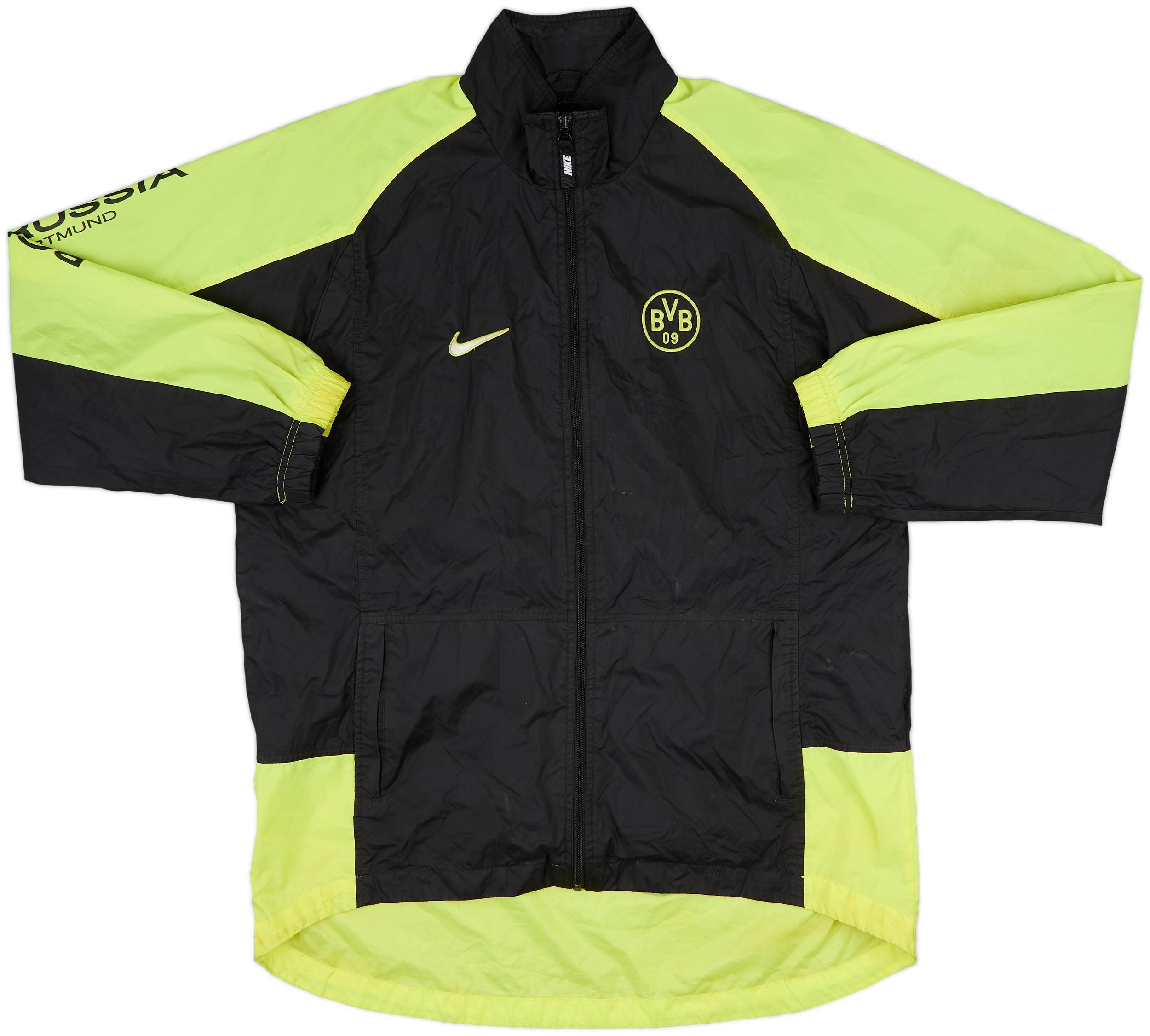 ドルトムント 97/98 ナイキ レインジャケット 1997-98 Borussia Dortmund Nike Rain Jacket - 8/10 - (XL)