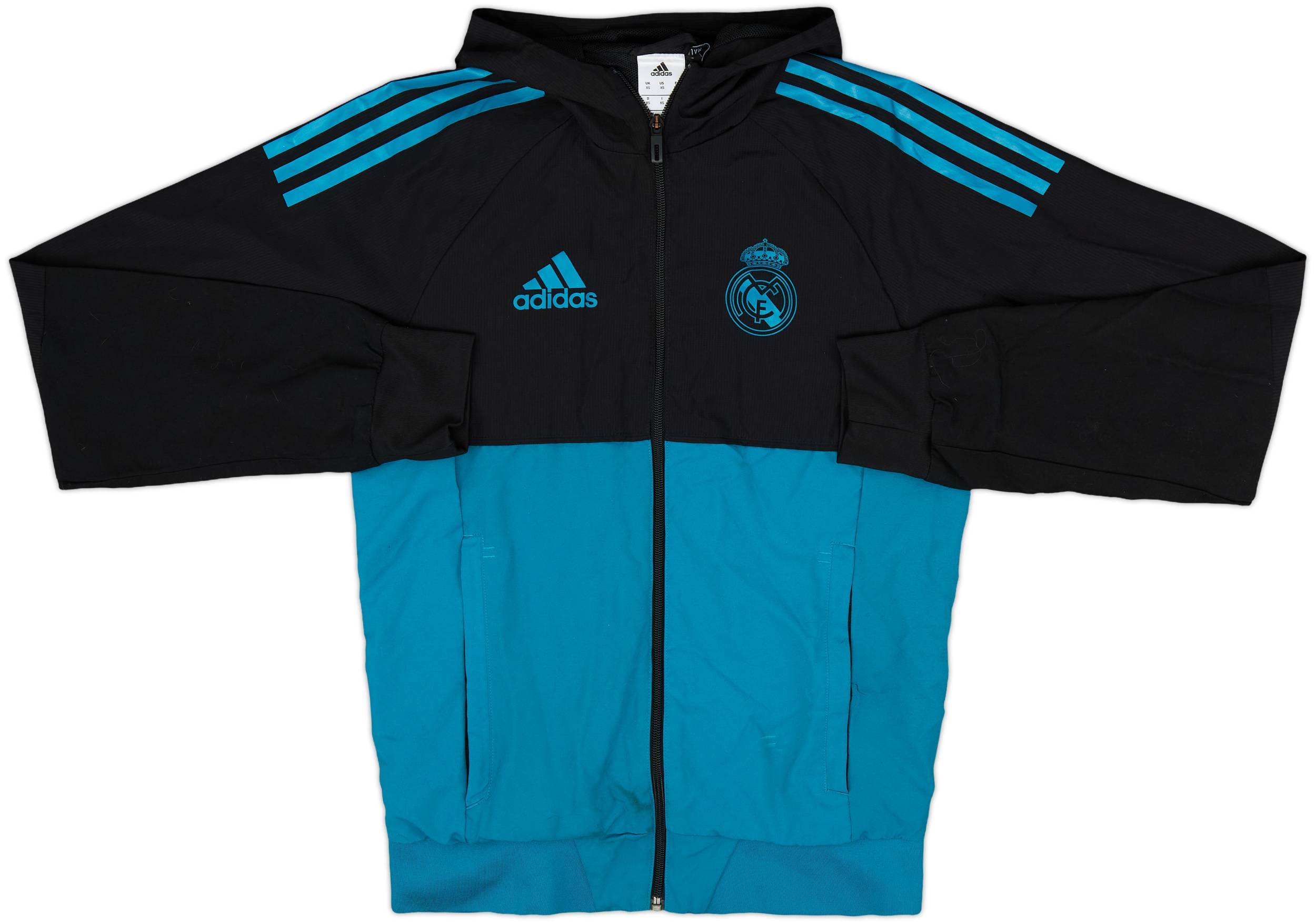2017-18 Real Madrid adidas Track Jacket - 7/10 - (XS)