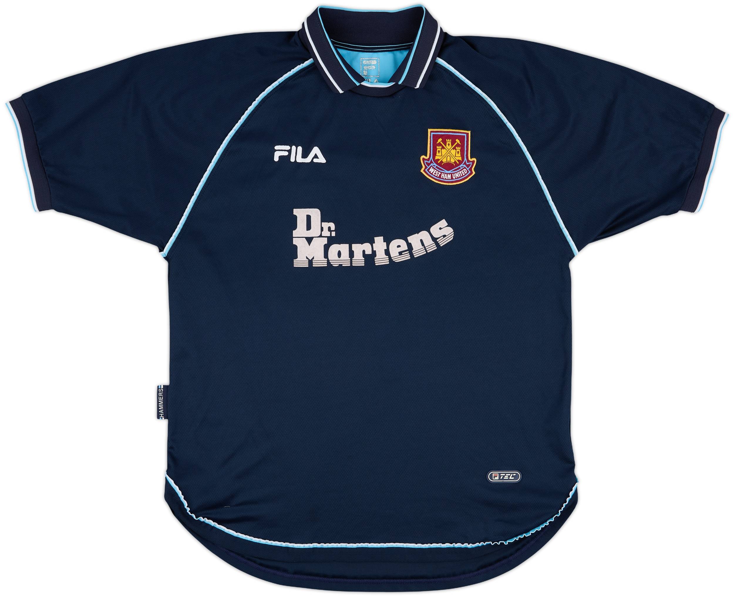 1999-01 West Ham Third Shirt Suker #9 - 9/10 - (XL)