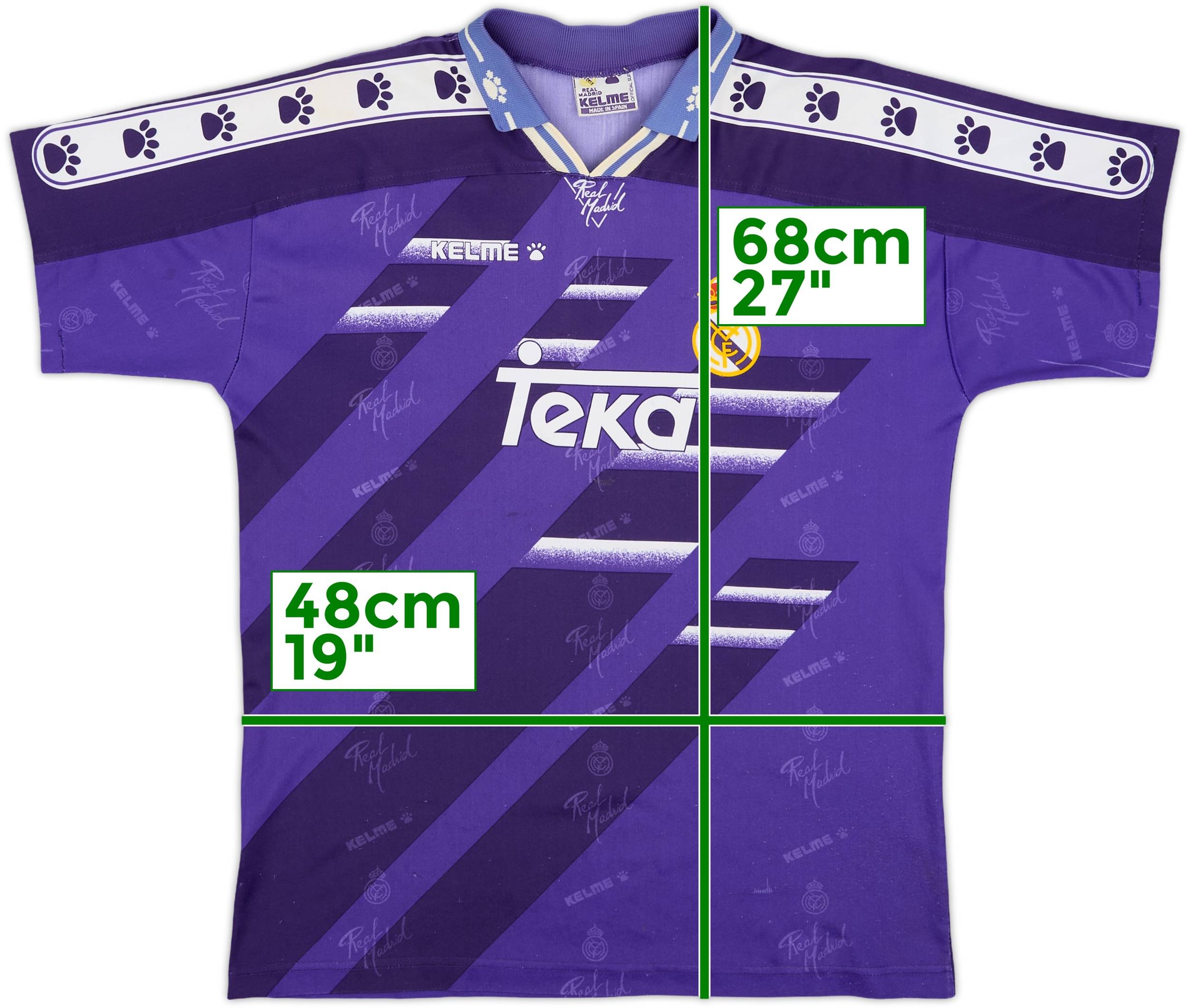 1994-96 Real Madrid Away Shirt - 7/10 - (L.Boys)