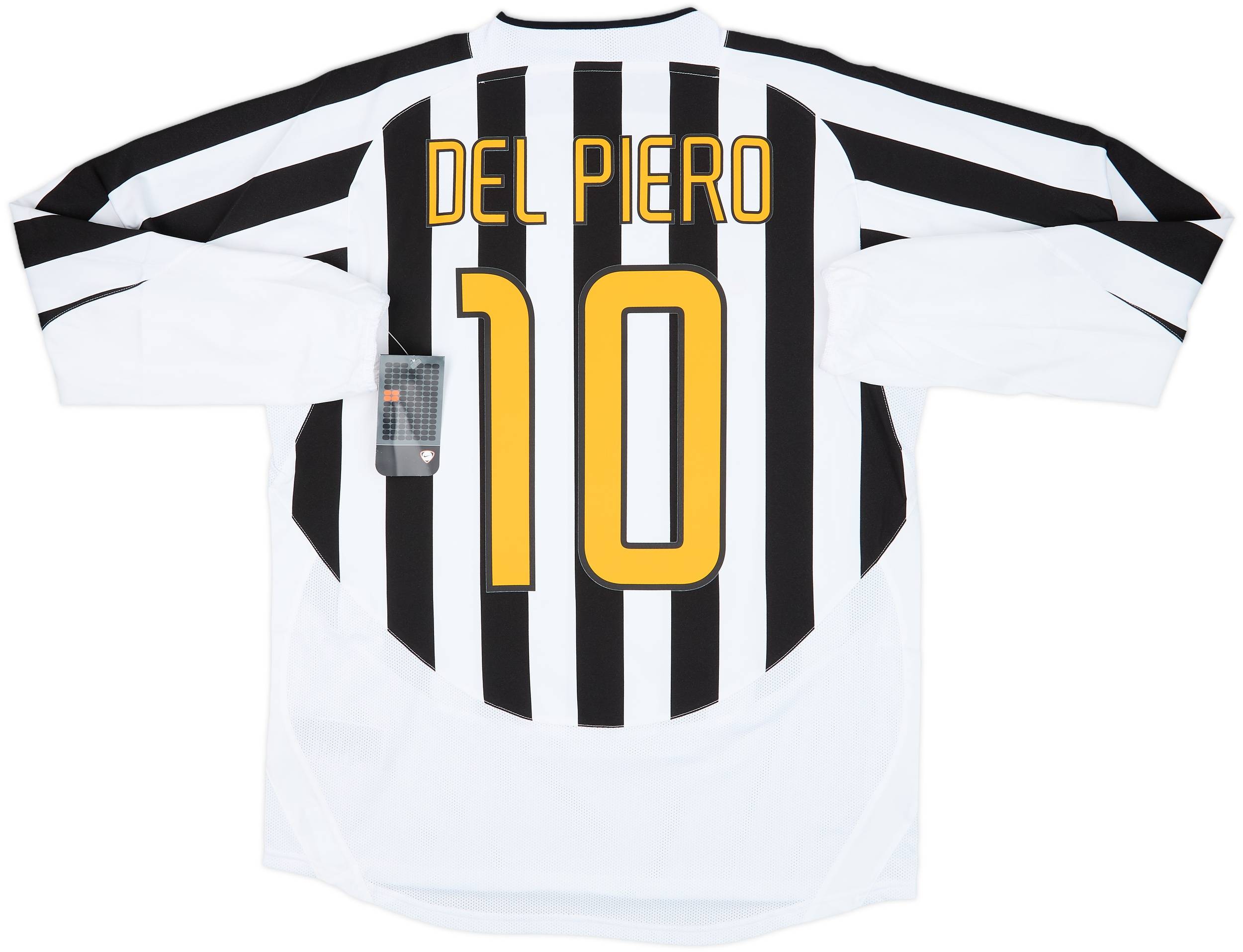ユベントス DEL PIERO 10番 シャツ 2003-04 Juventus Player Issue Home L/S Shirt Del Piero #10 (L)