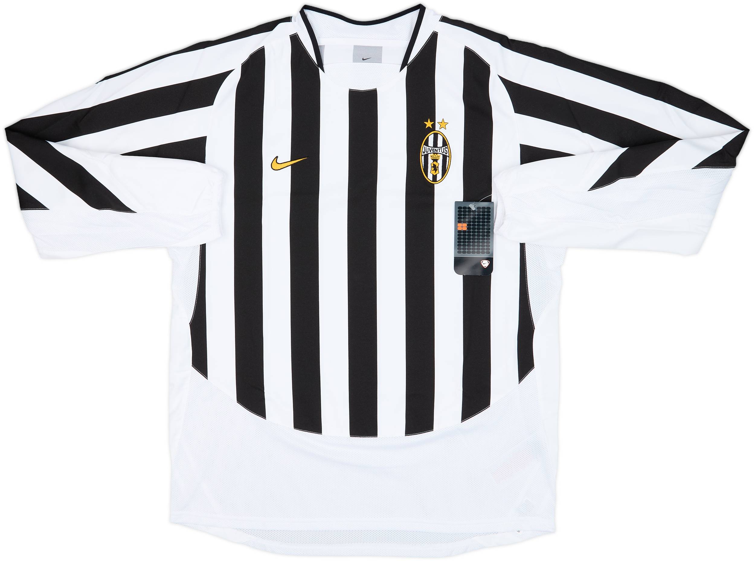 2003-04 Juventus Player Issue Home L/S Shirt Nedved #11 (L)