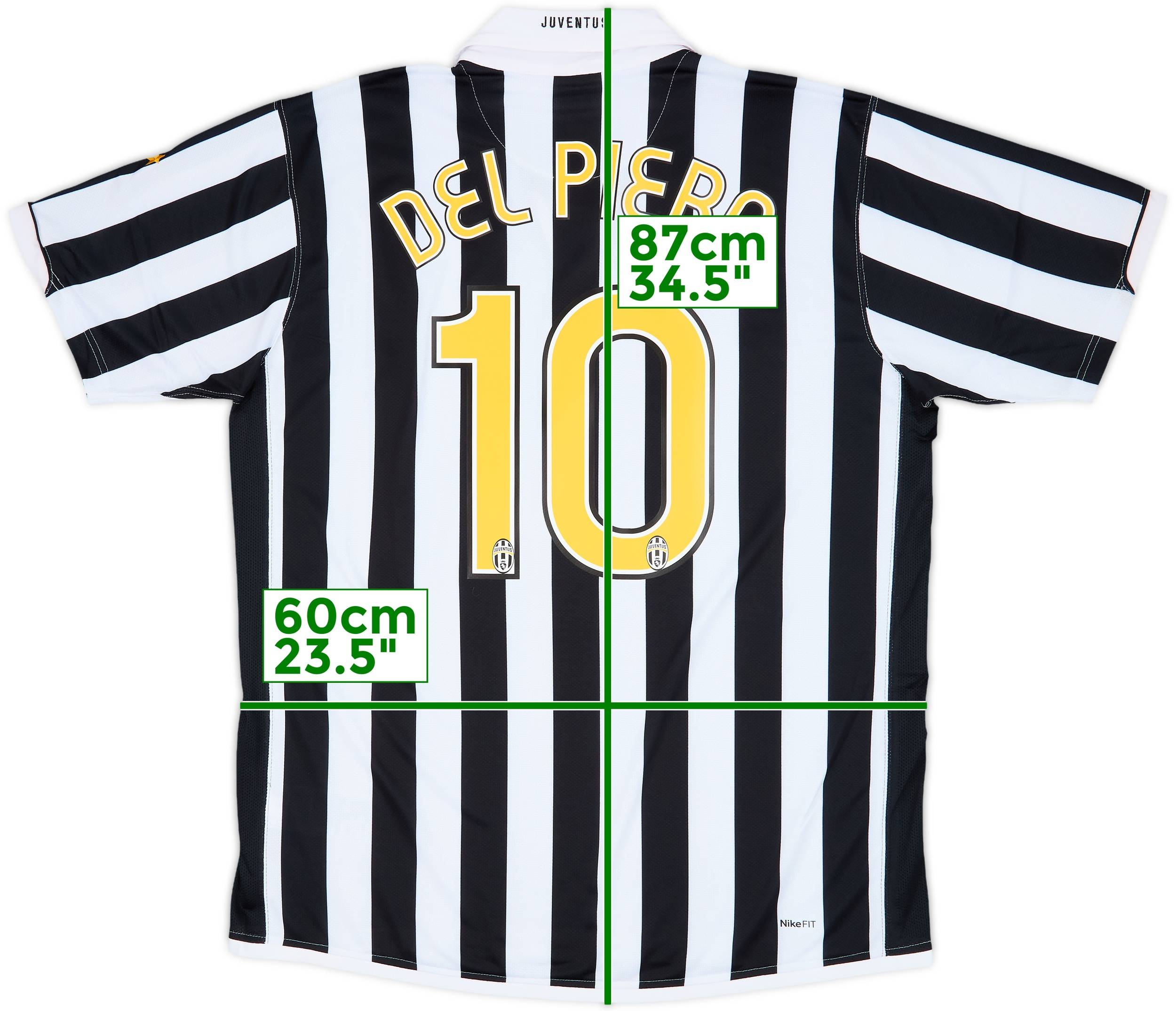 Juventus DEL PIERO 10番シャツ 2006-07 Juventus Player Issue Home Shirt Del Piero #10 - 9