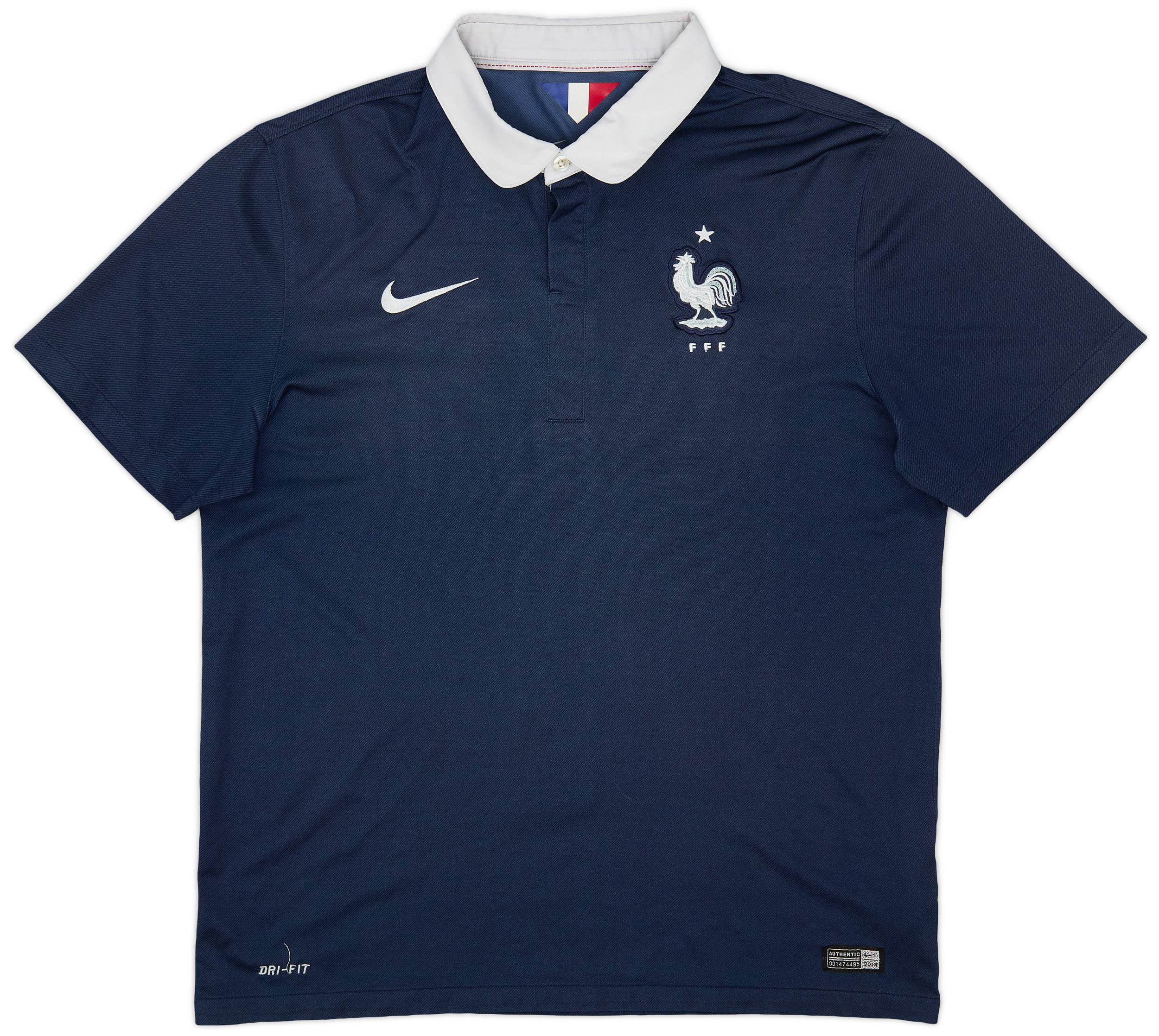 2014-15 France Home Shirt - 6/10 - (L)