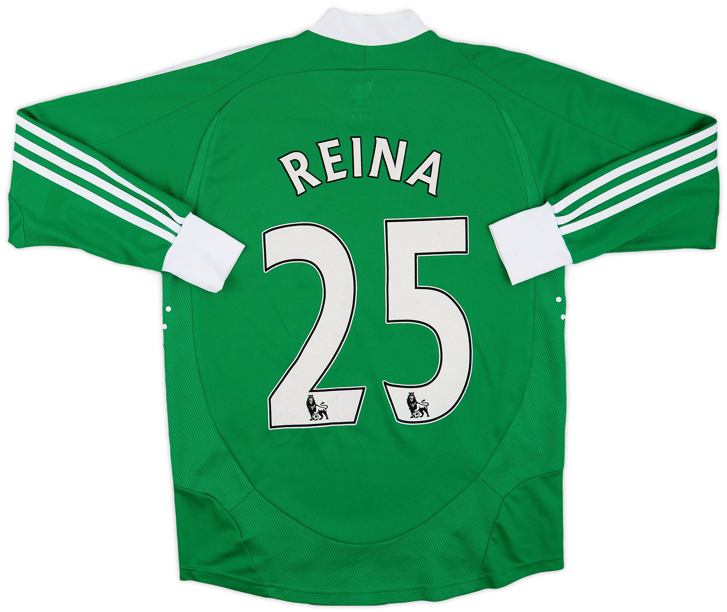 2008-09 Liverpool GK Shirt Reina #25 - 8/10 - (XL.Boys)