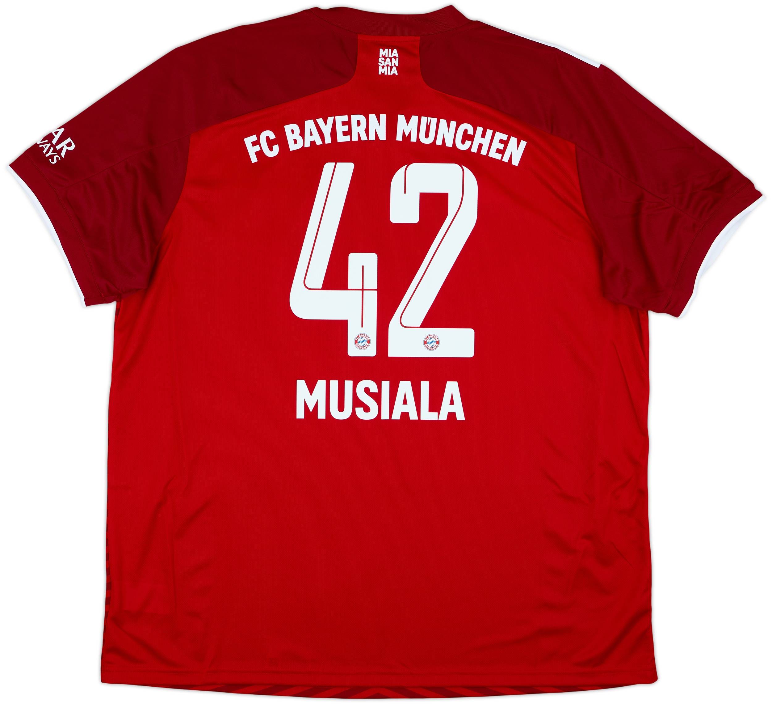 2021-22 Bayern Munich Home Shirt Musiala #42 (XXL)