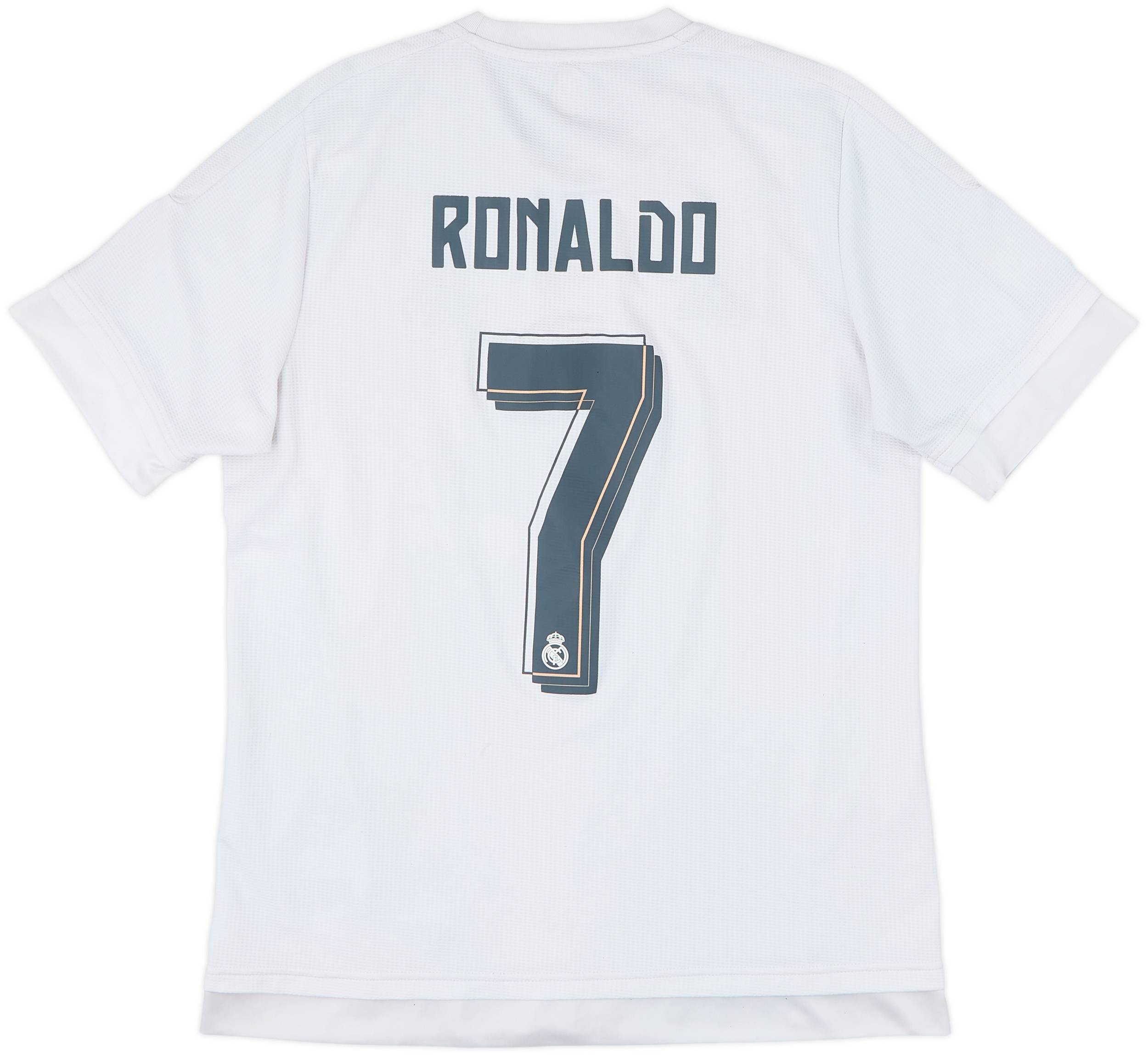 2015-16 Real Madrid Home Shirt Ronaldo #7 - 6/10 - (L)