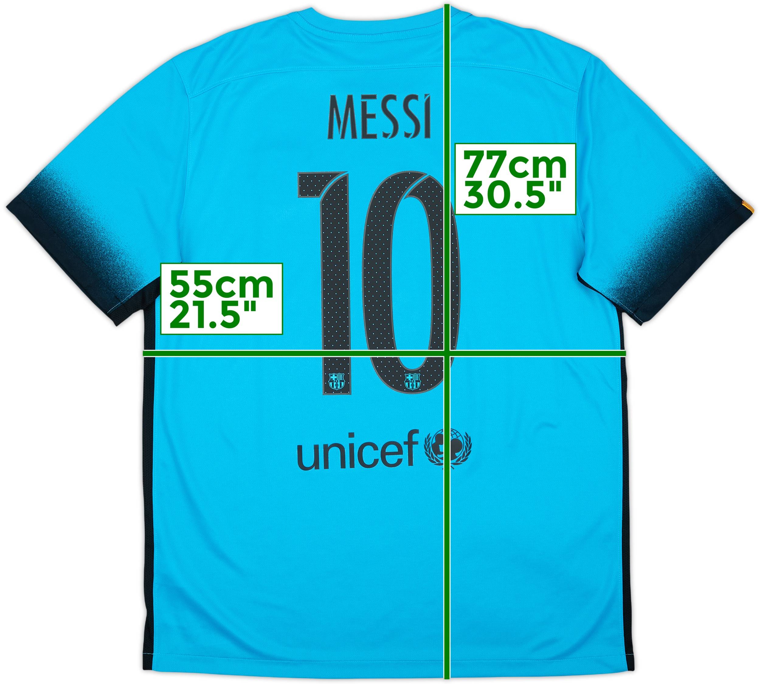 2015-16 Barcelona Third Shirt Messi #10 - 10/10 - (L)
