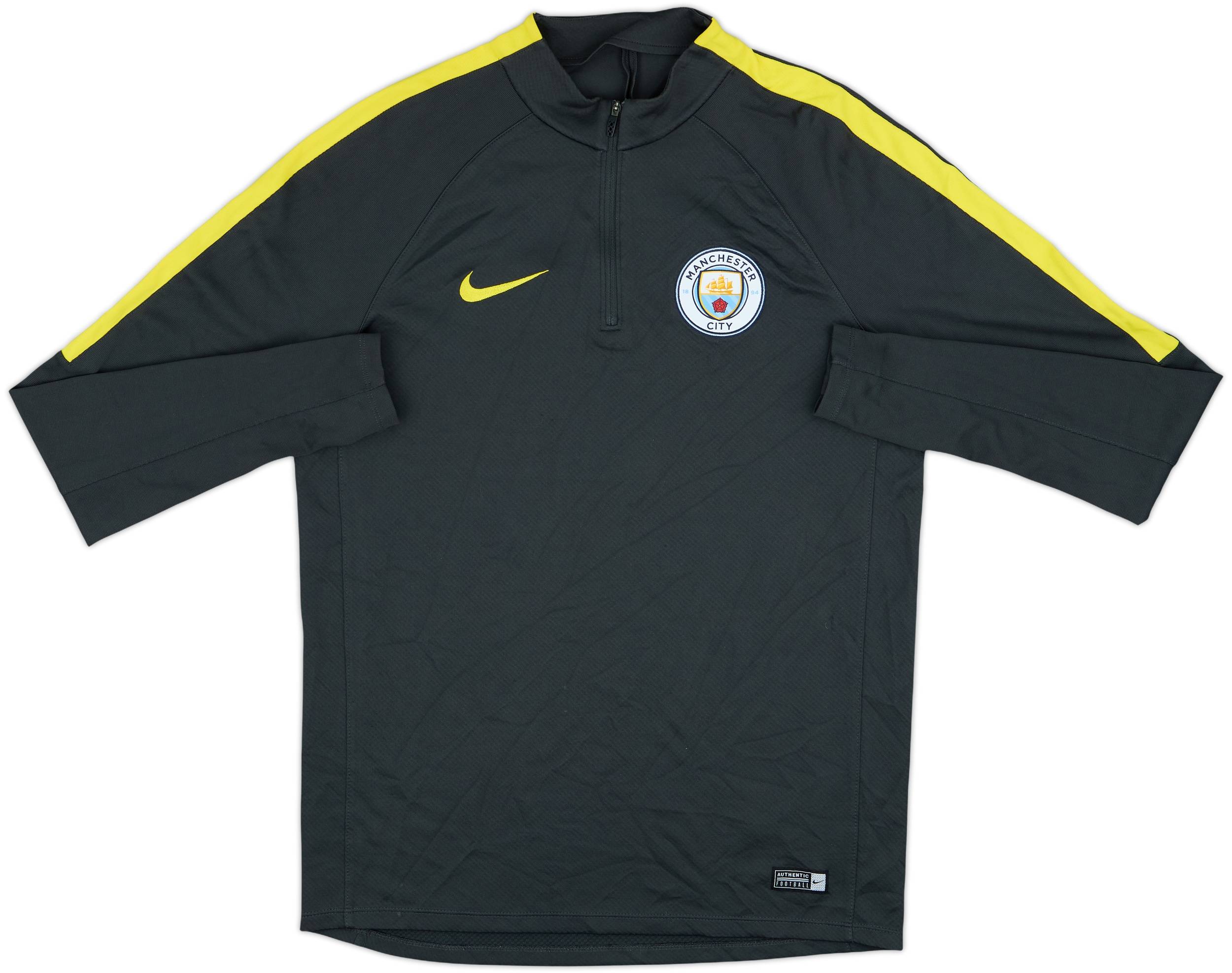 Nike マンチェスターシティ 2016−17 ジャージ　 Mサイズ 2016-17 Manchester City Nike 1/4 Zip Drill Top - 8/10 - (M)