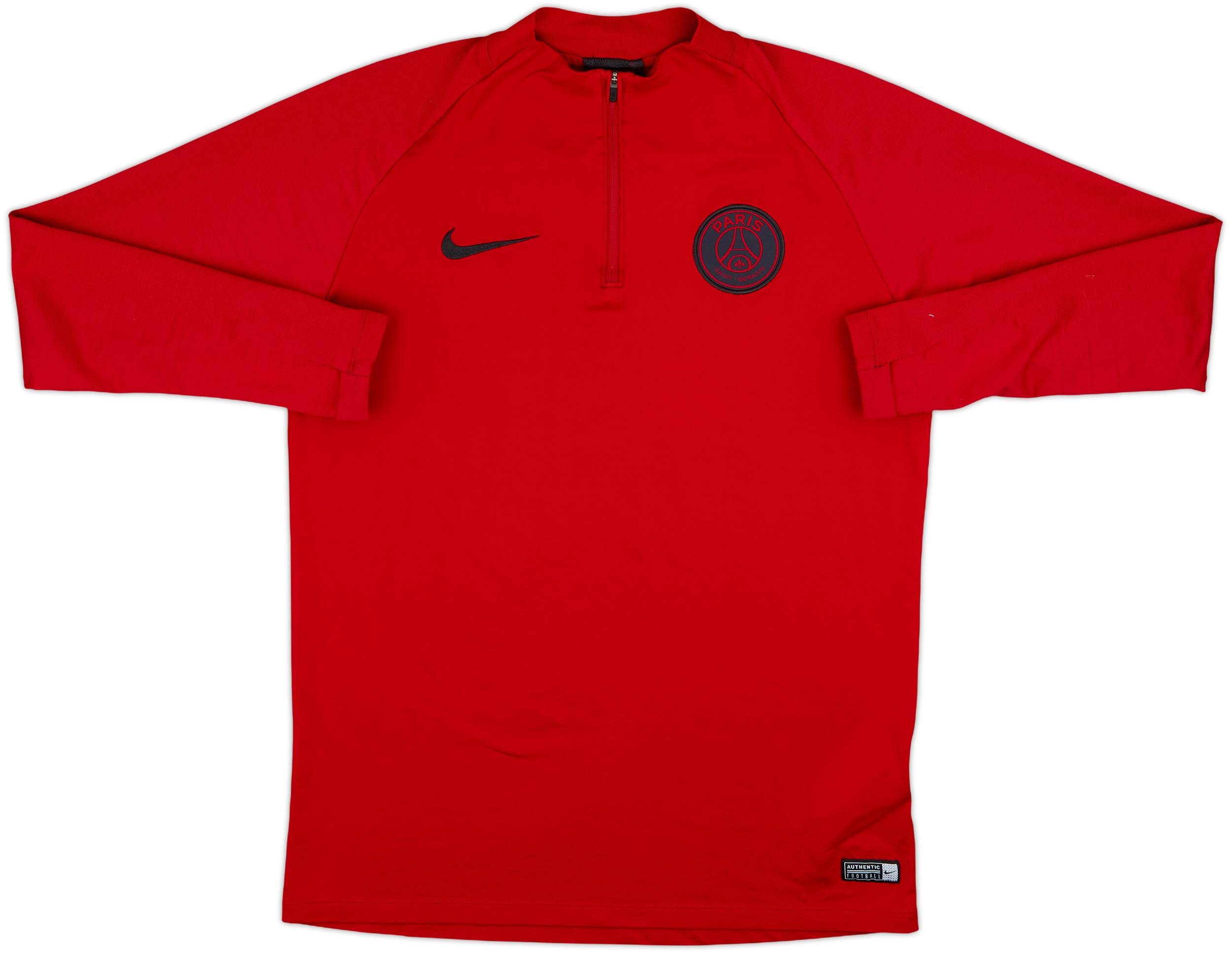 2019-20 Paris Saint-Germain Nike 1/4 Zip Drill Top - 7/10 - (M)