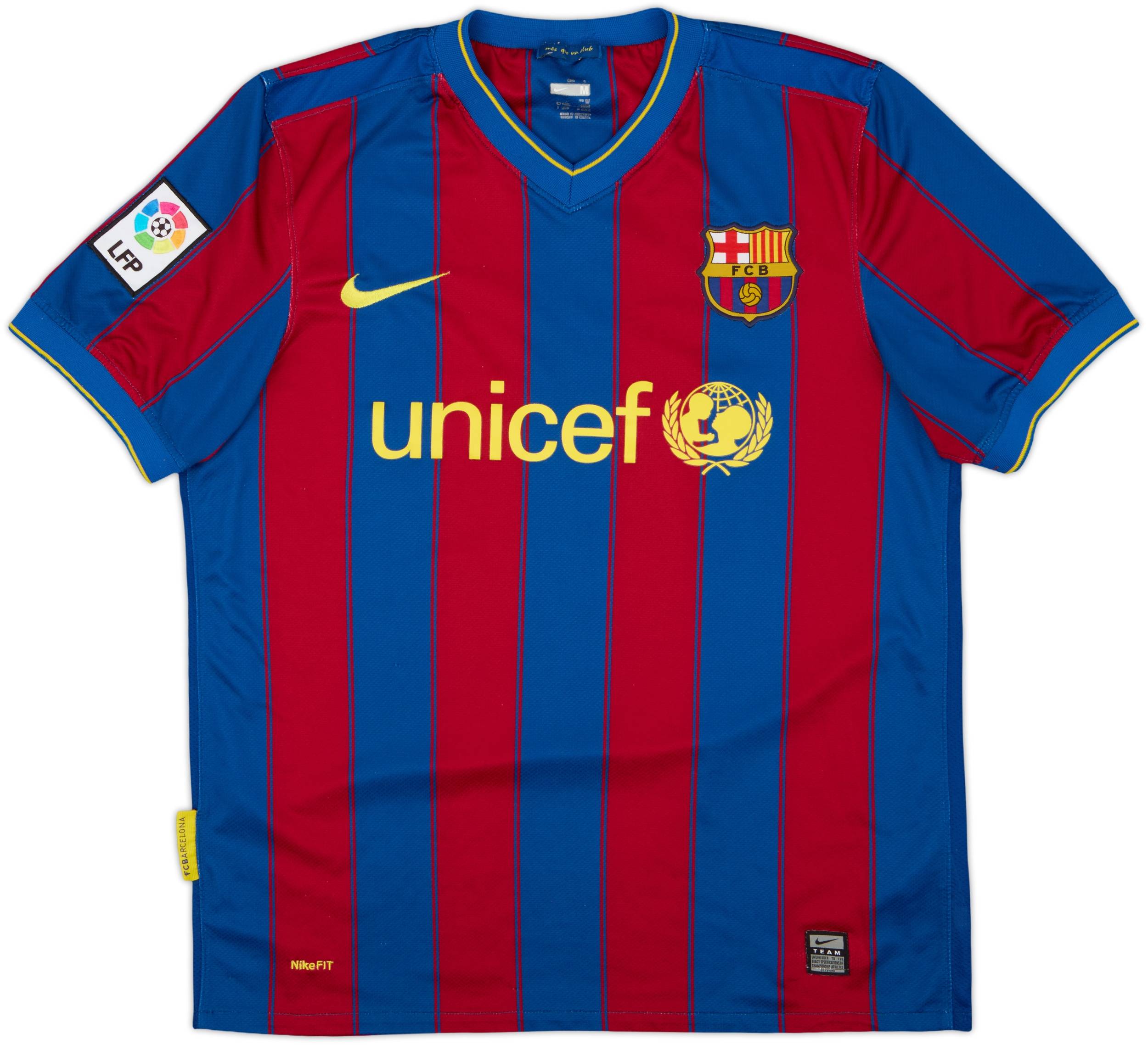 2009-10 Barcelona Home Shirt Messi #10 - 8/10 - (M)