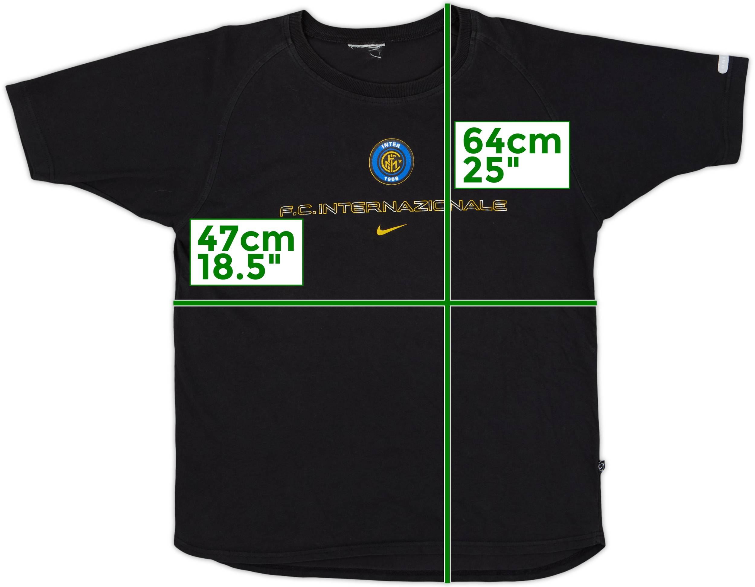 2004-05 Inter Milan Nike Cotton Tee - 8/10 - (XS)