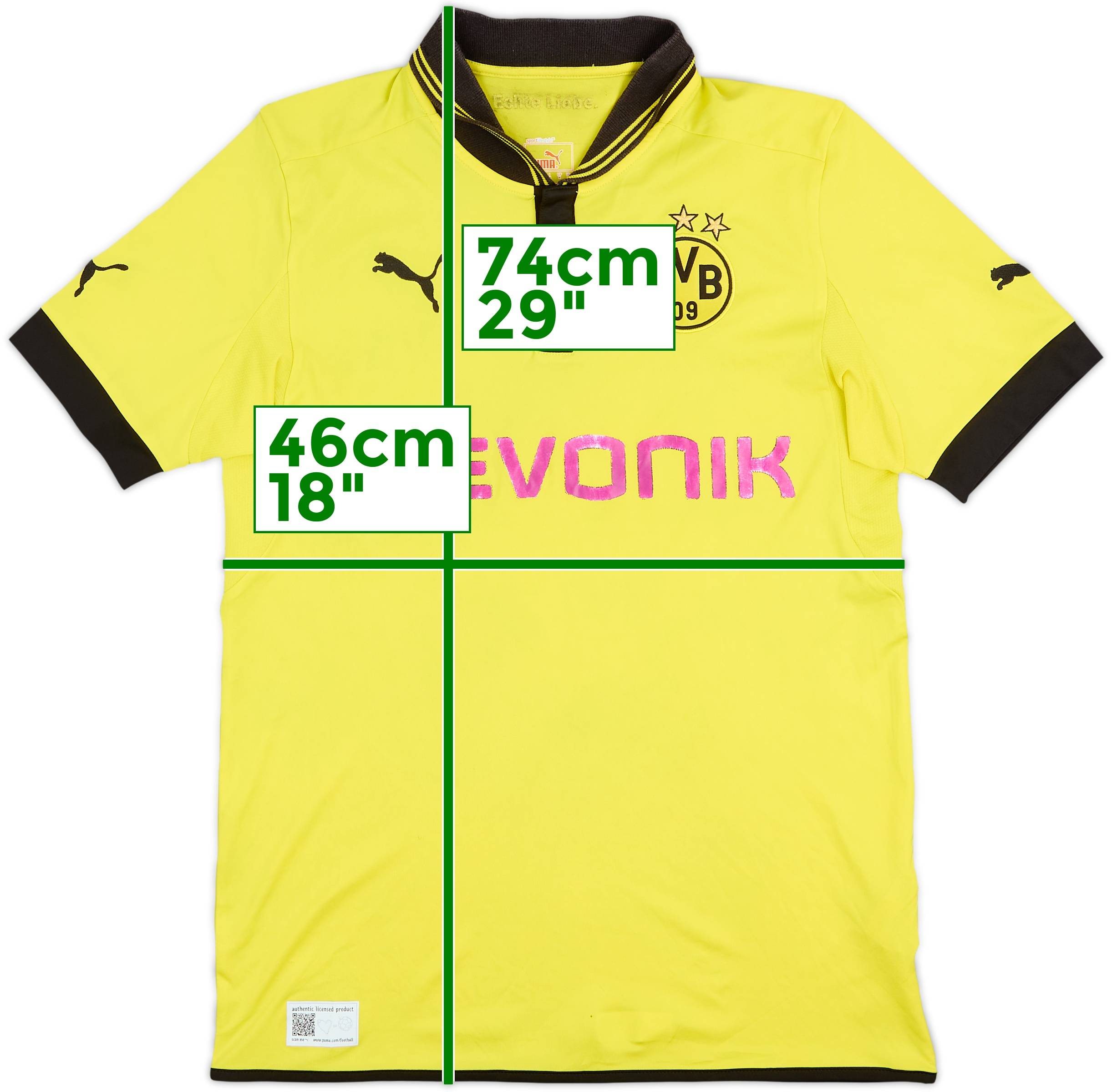2012-13 Borussia Dortmund Home Shirt - 5/10 - (M)
