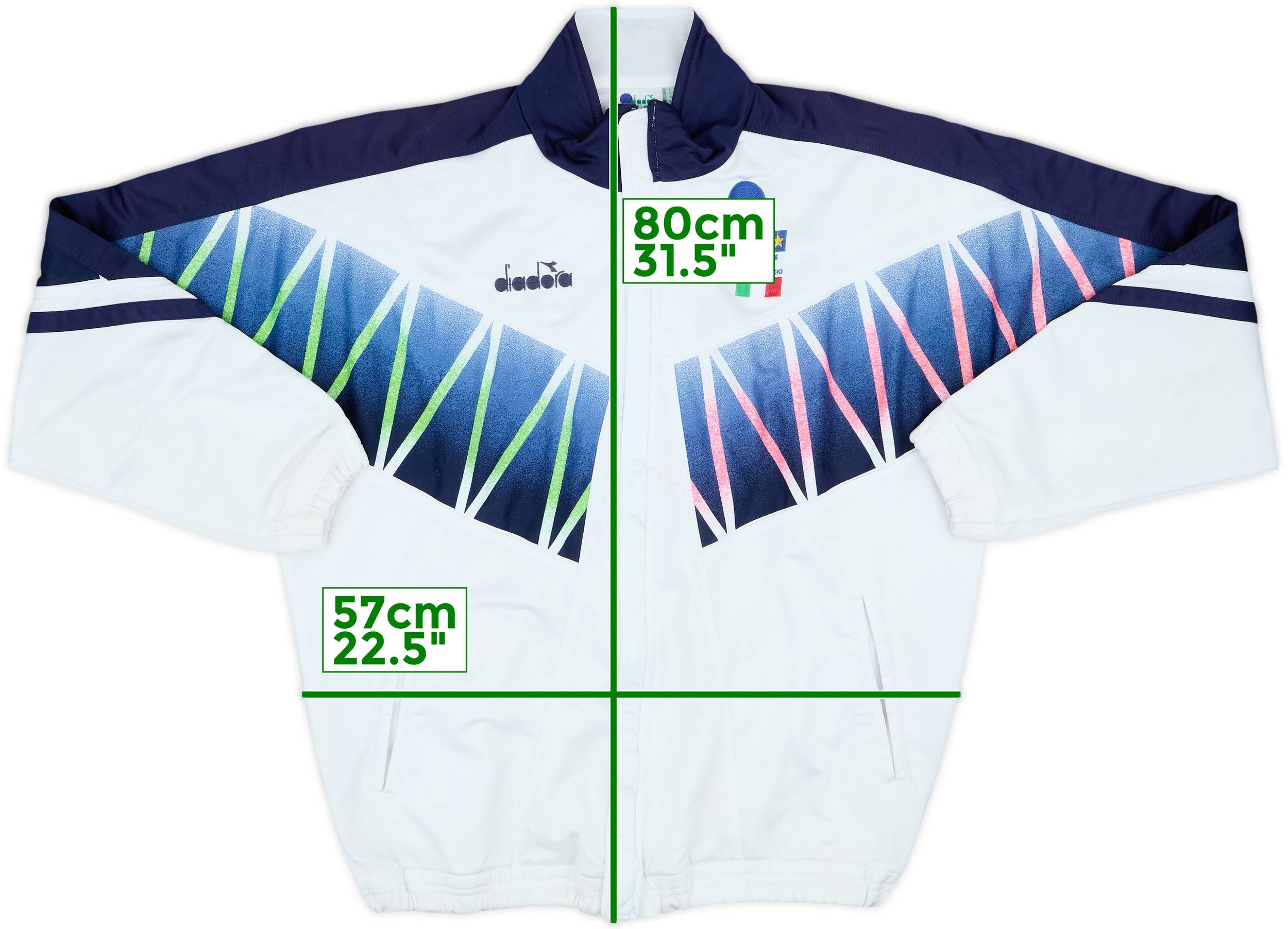 1994 Italy Diadora Track Jacket - 5/10 - (XL)