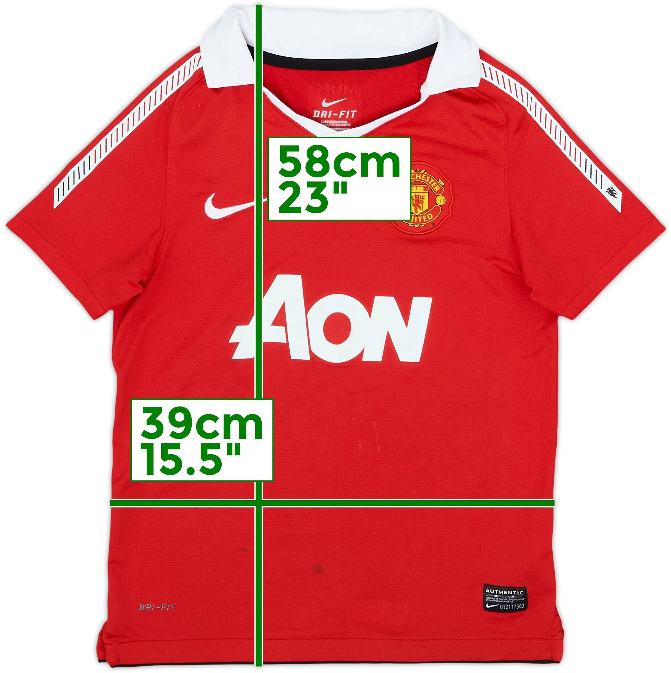 2010-11 Manchester United Home Shirt - 6/10 - (S.Boys)
