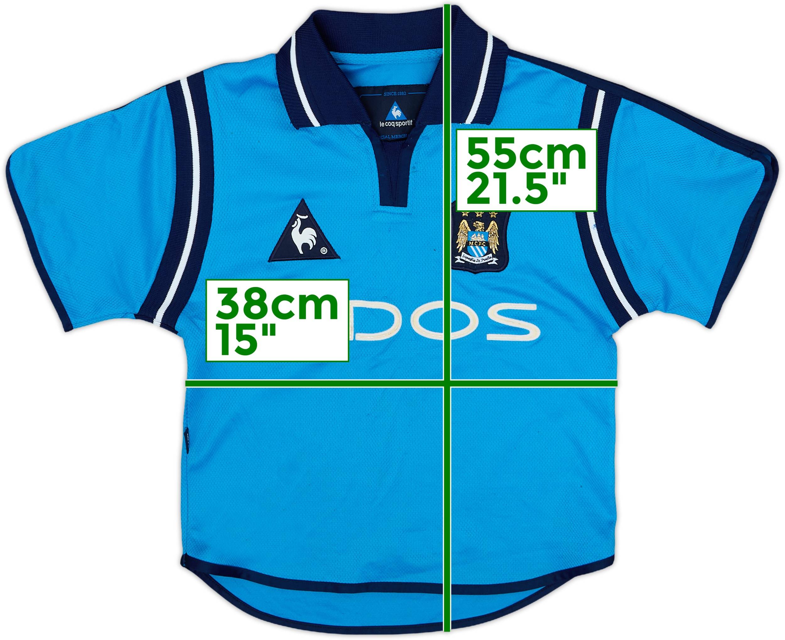 ウェア Manchester City 01/02  #2 PEARCE 2001-02 Manchester City Home Shirt - 8/10 - (5-6 Years)
