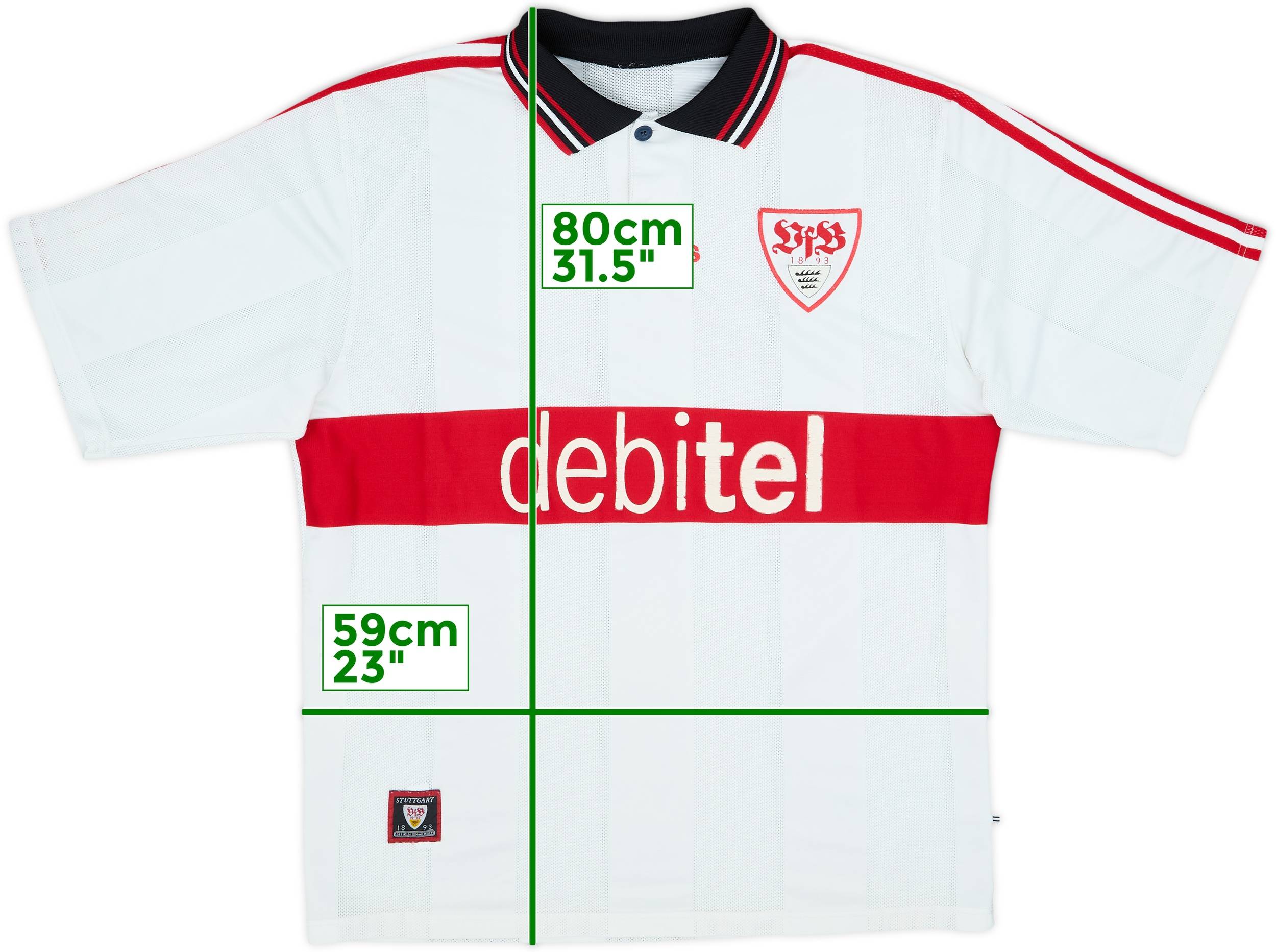 1997-98 Stuttgart Reserves Home Shirt - 5/10 - (XL)