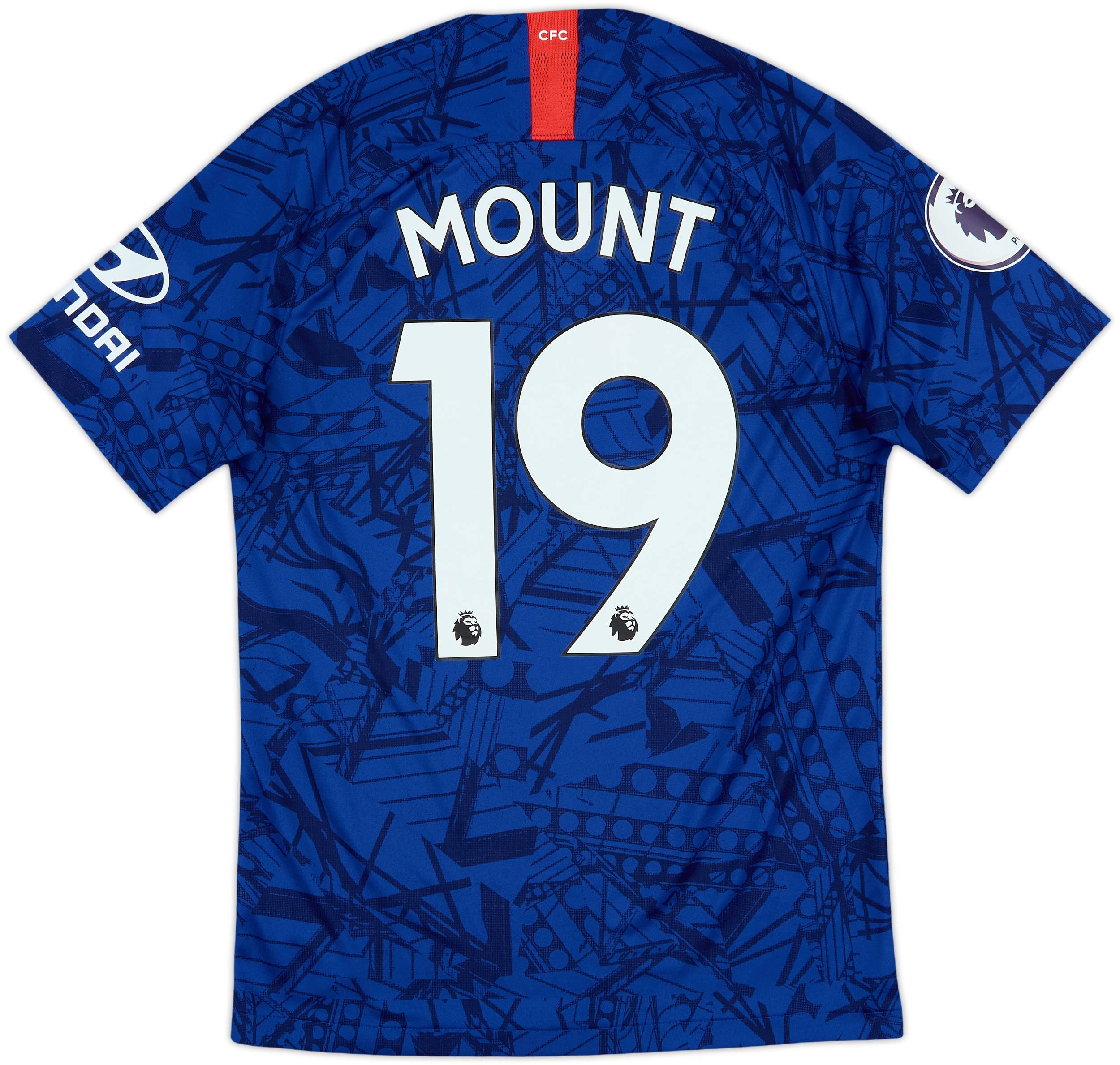 Chelsea Mason Mount 19-20シーズン 2019-20 Chelsea Home Shirt Mount #19 - 8/10 - (S)