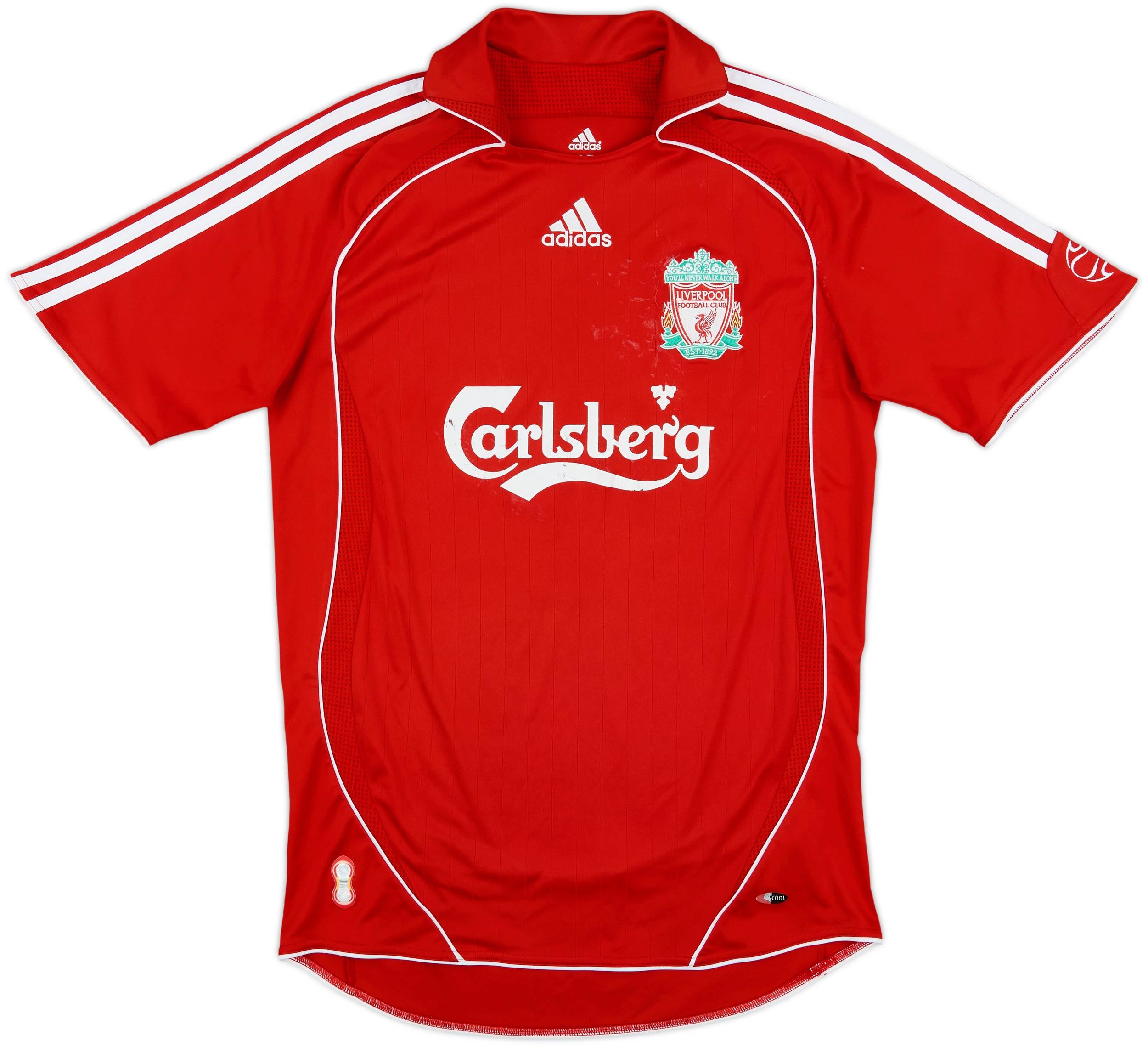 2006-08 Liverpool Home Shirt Gerrard #8 - 5/10 - (S)