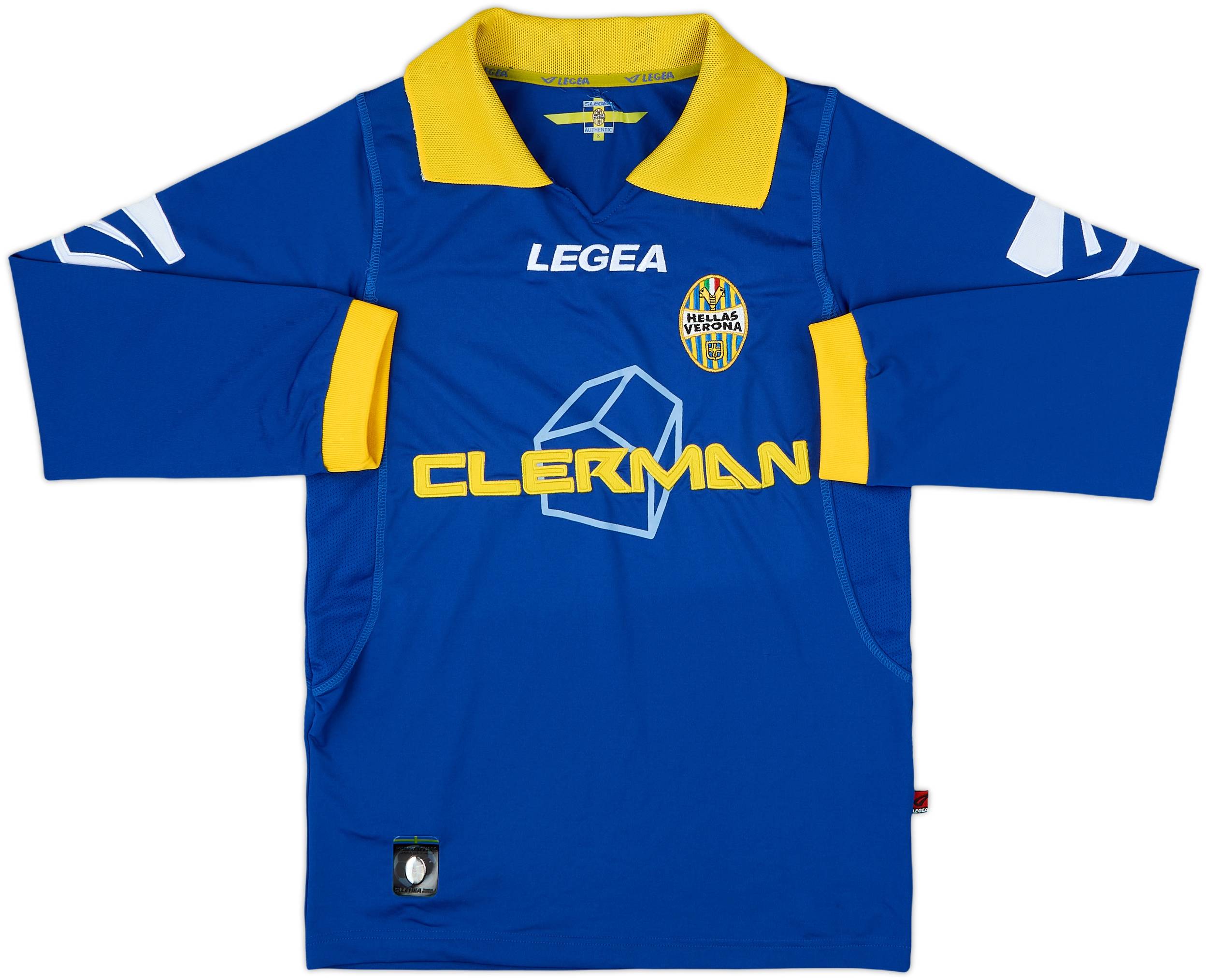 2005-06 Hellas Verona Home L/S Shirt - 9/10 - (S)