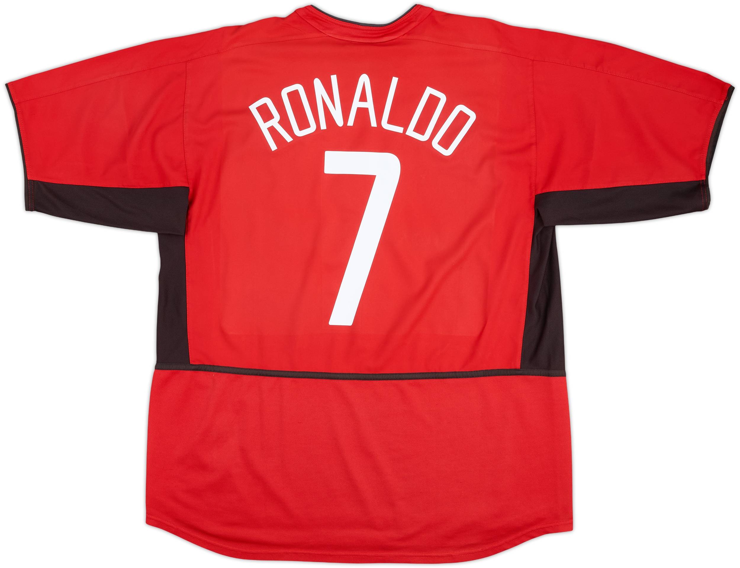 2002-04 Manchester United Home Shirt Ronaldo #7 - 6/10 - (XXL)