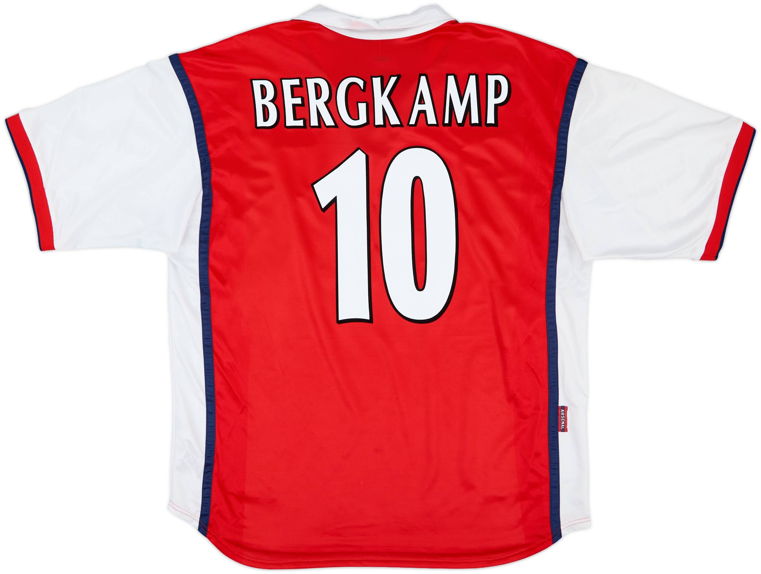 1998-99 Arsenal Home Shirt Bergkamp #10 - 8/10 - (XL)