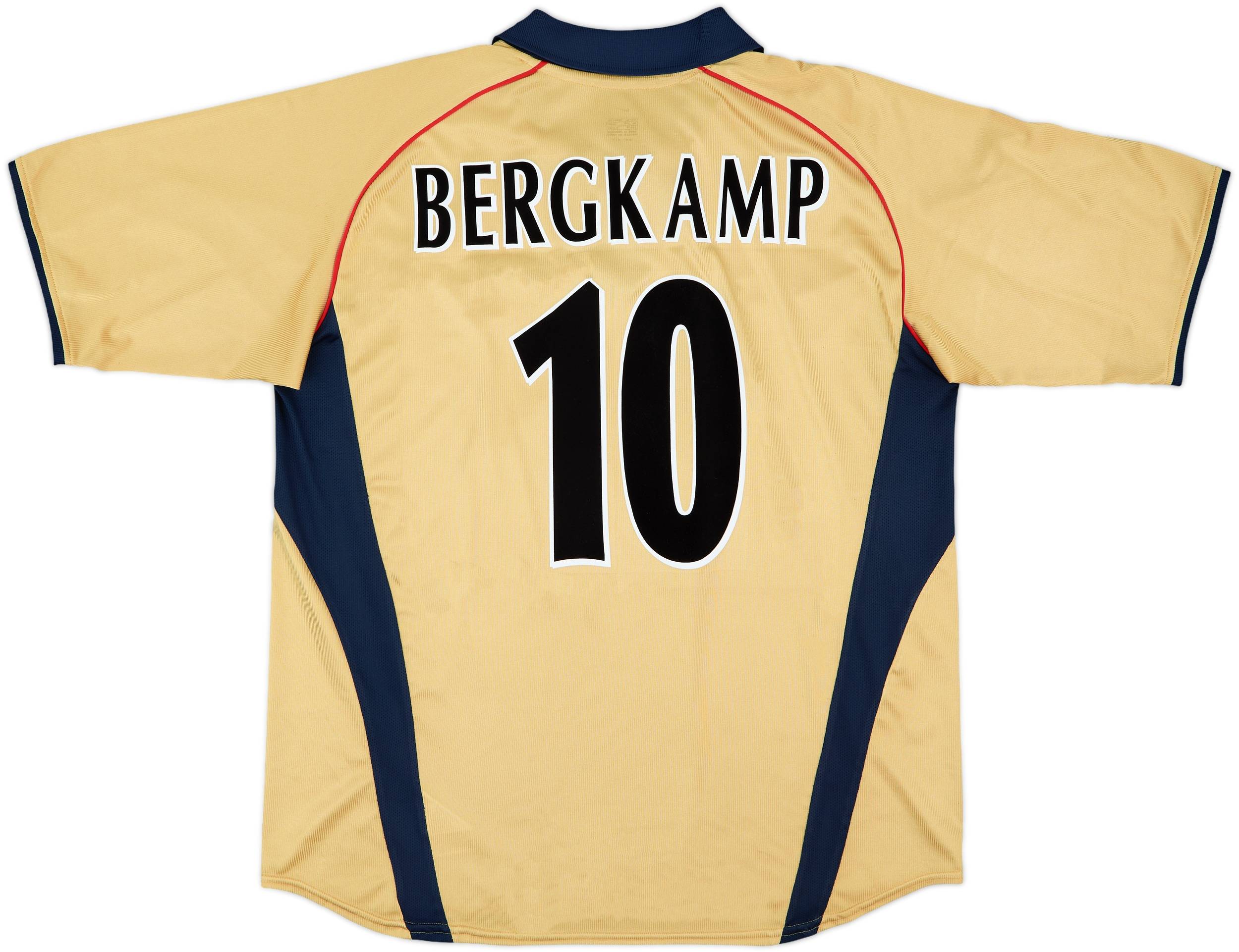 2001-02 Arsenal Away Shirt Bergkamp #10 - 8/10 - (XL)