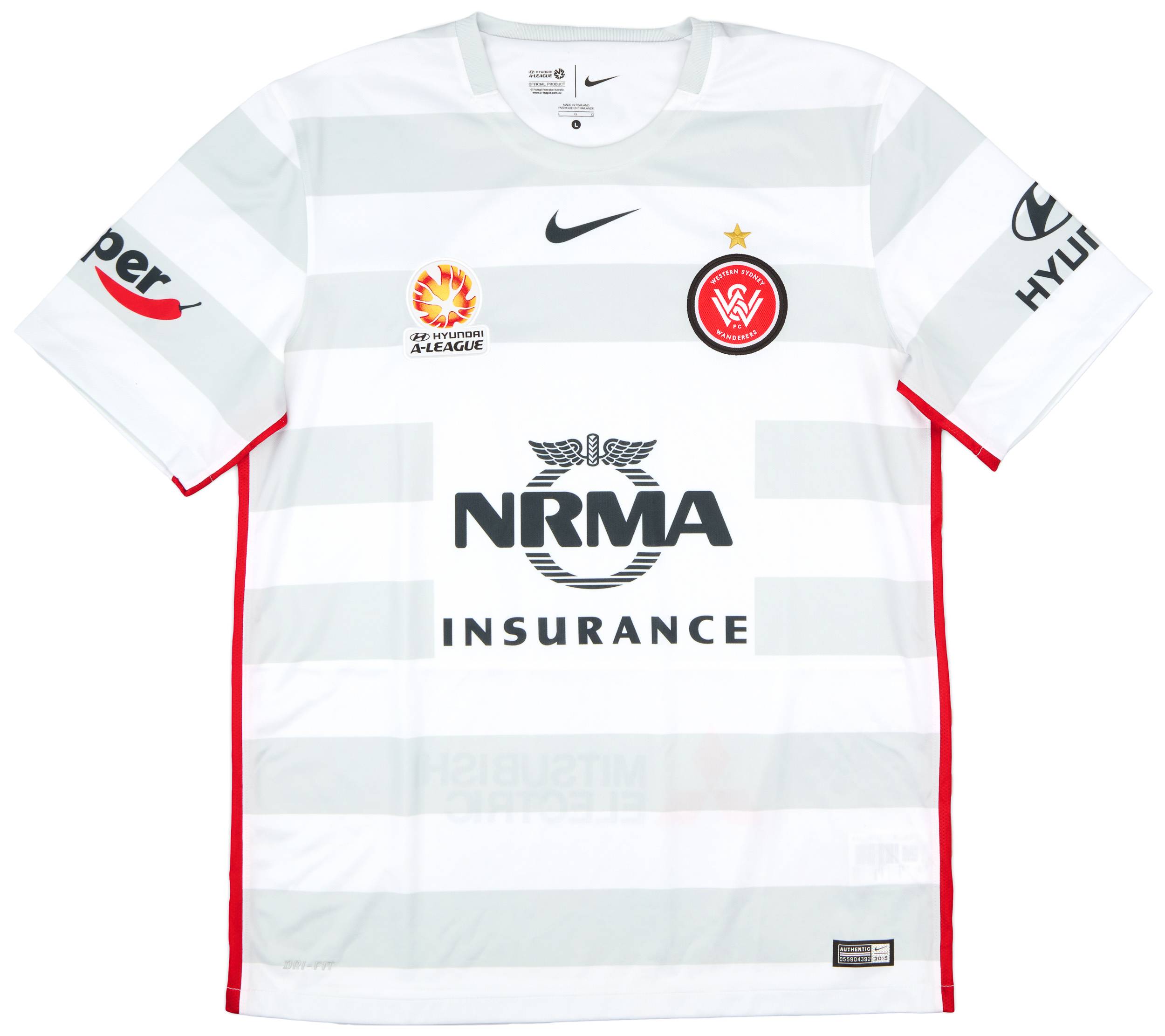 2015-16 Western Sydney Wanderers Away Shirt - 9/10 - (L)