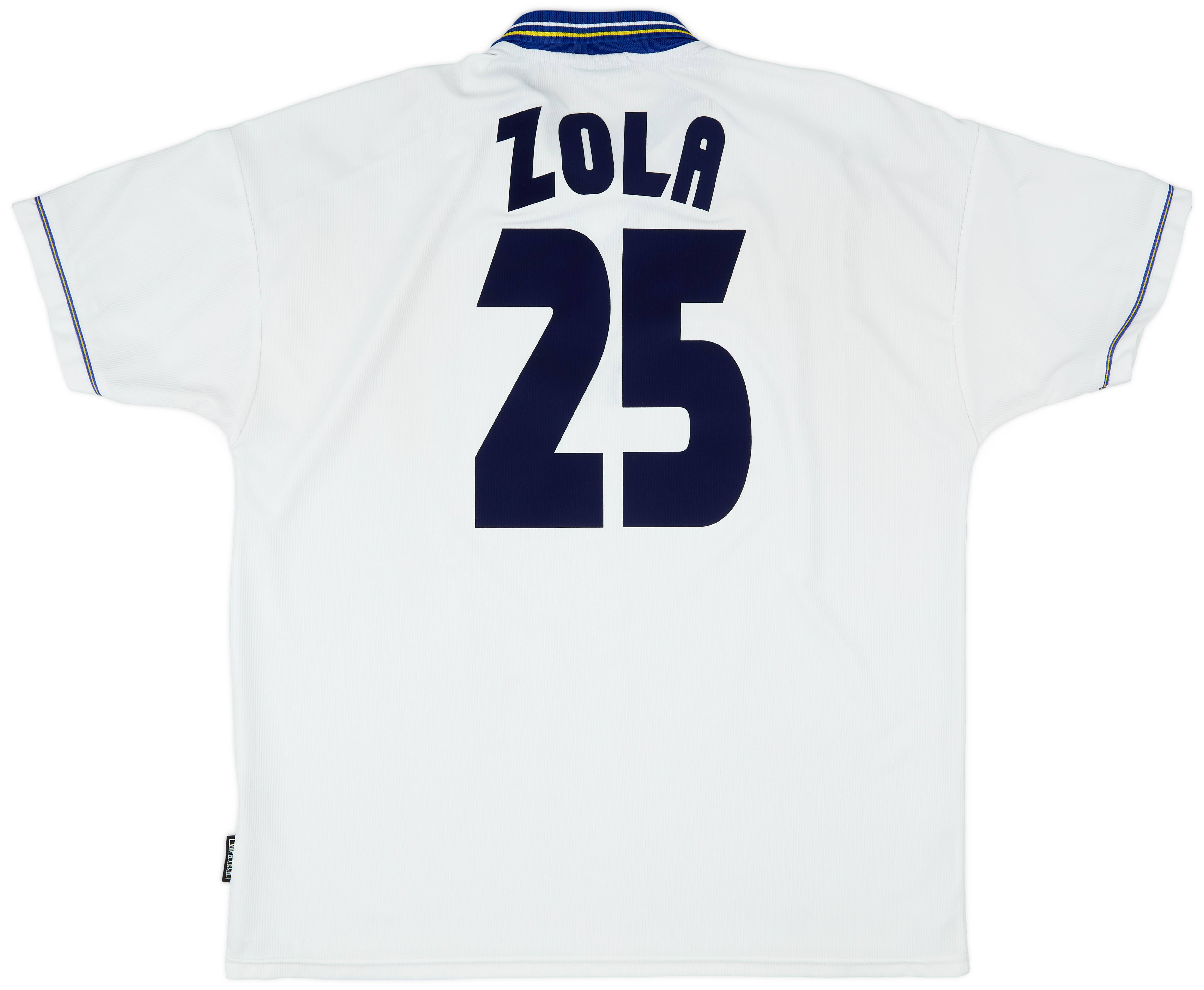 1998-00 Chelsea Away Shirt Zola #25 - 8/10 - (XXL)
