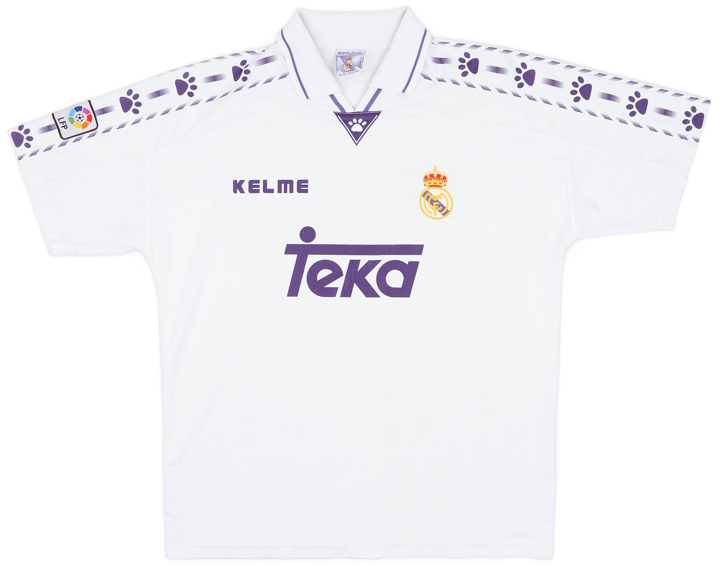 1996-97 Real Madrid Home Shirt - 8/10 - (XL)