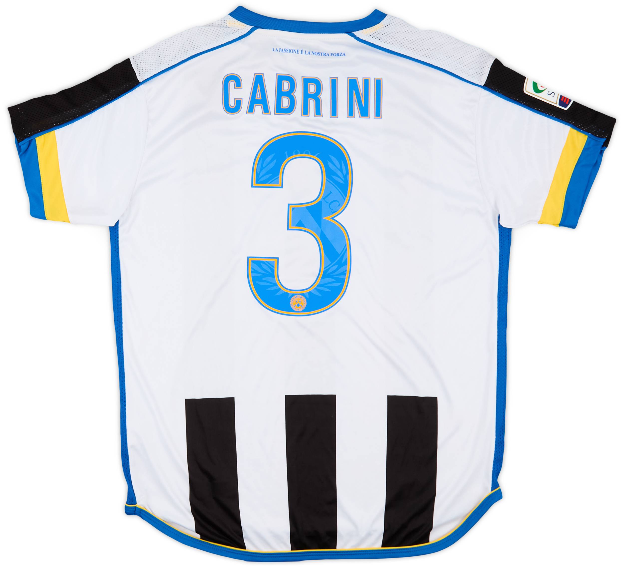 2015-16 Udinese Home Shirt Carbrini #3 - 8/10 - (L)