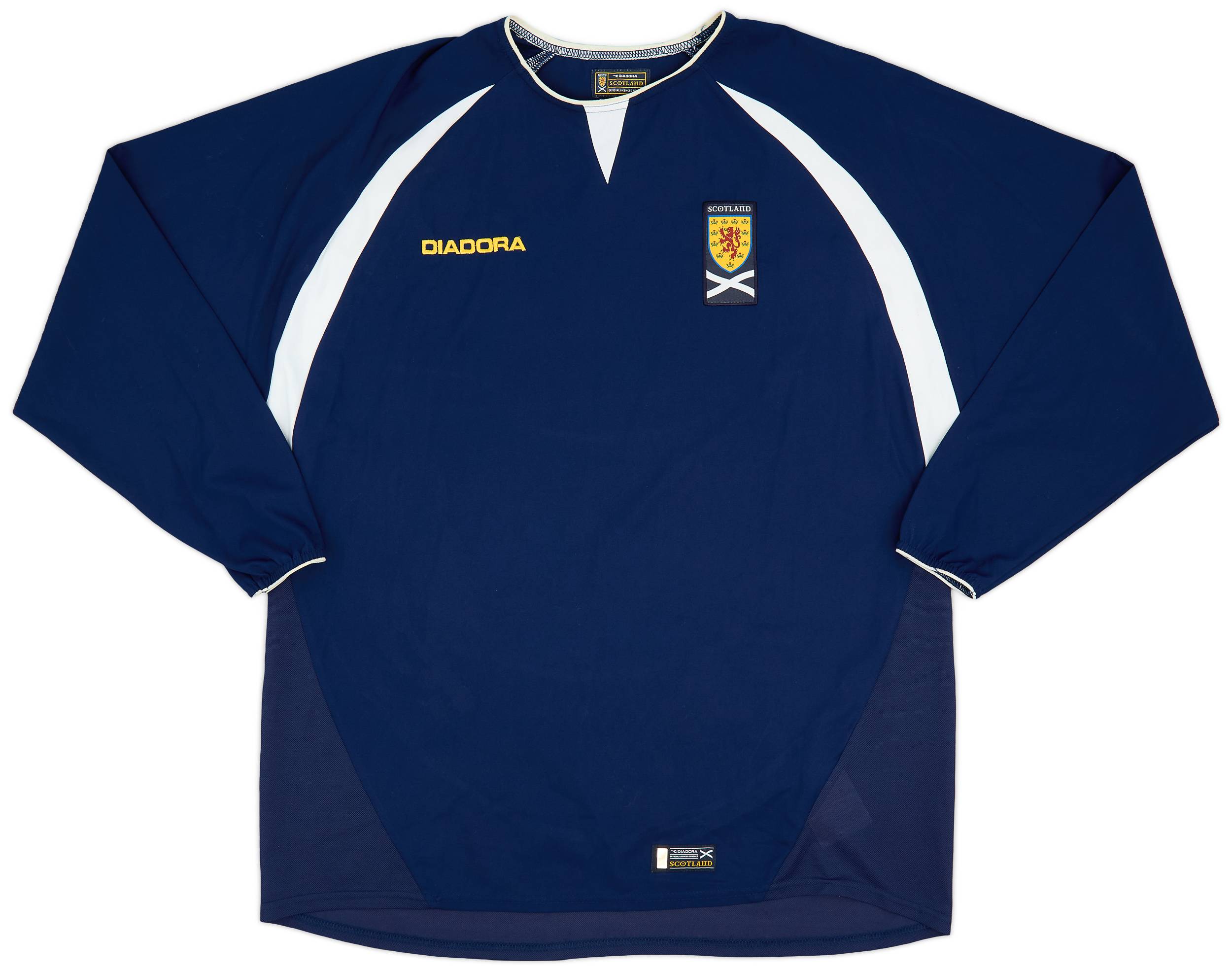 2003-05 Scotland Home L/S Shirt - 8/10 - (L)