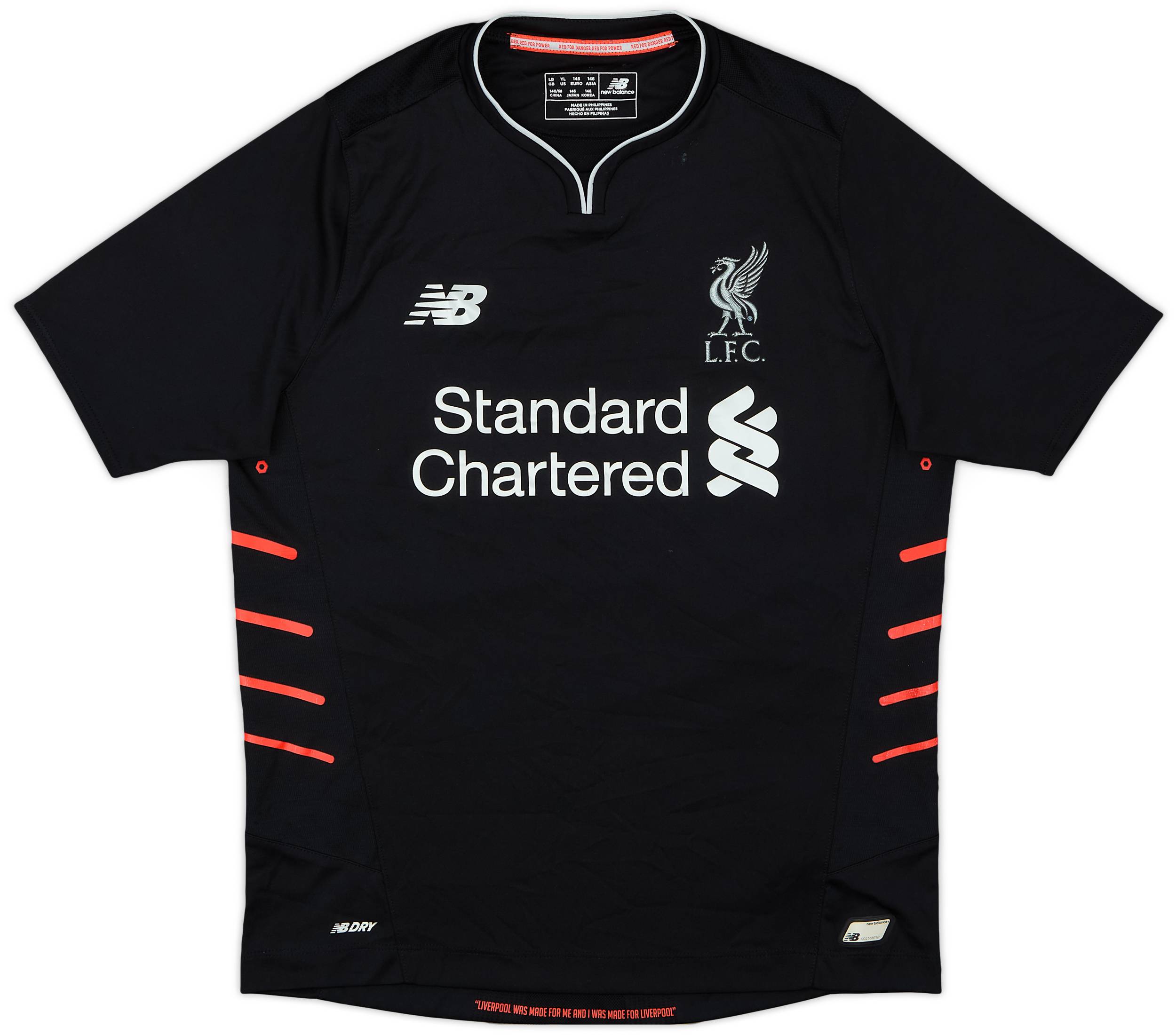 2016-17 Liverpool Away Shirt - 9/10 - (L.Boys)
