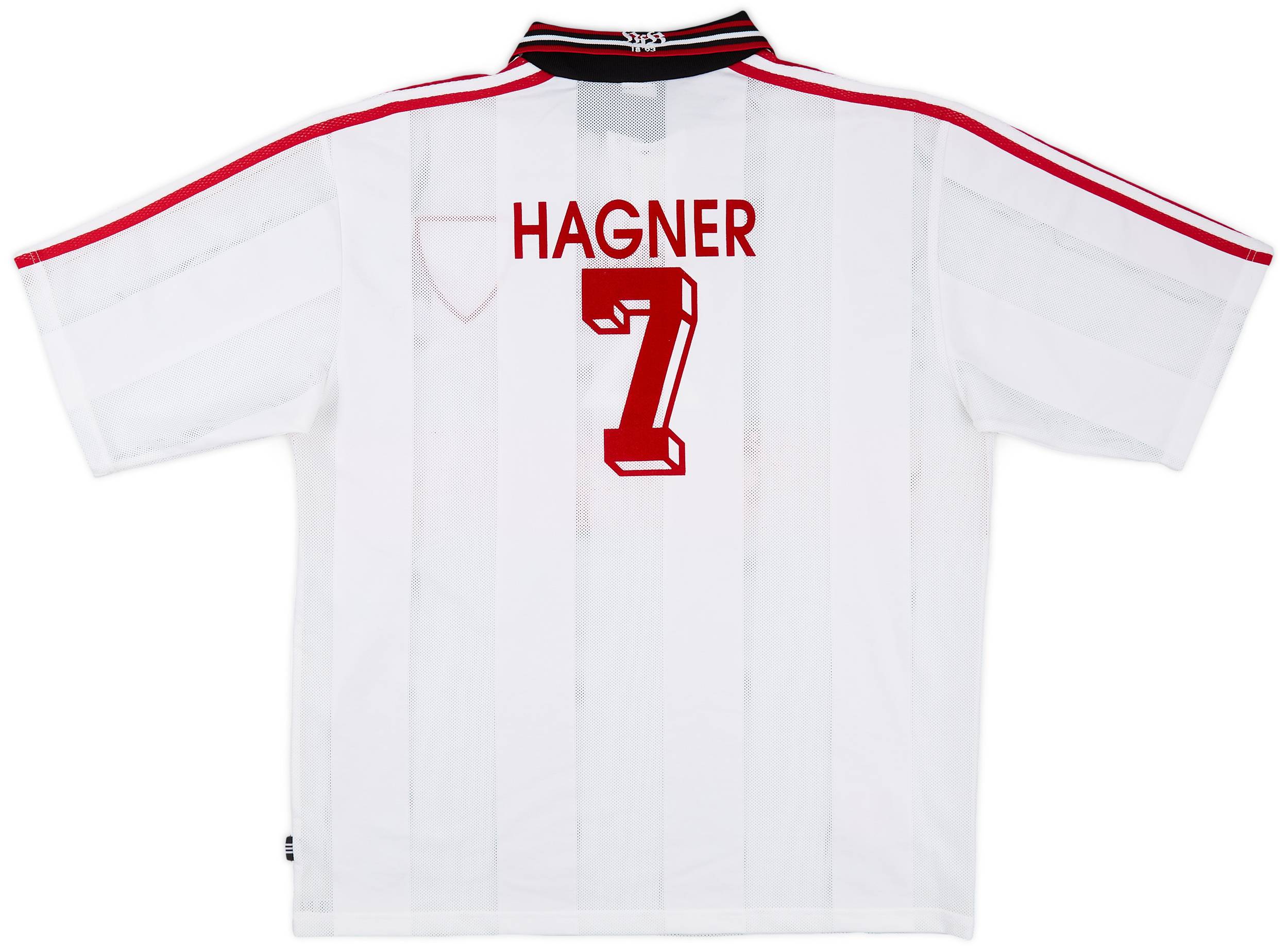 1997-98 Stuttgart Home Shirt Hagner #7 - 6/10 - (XL)
