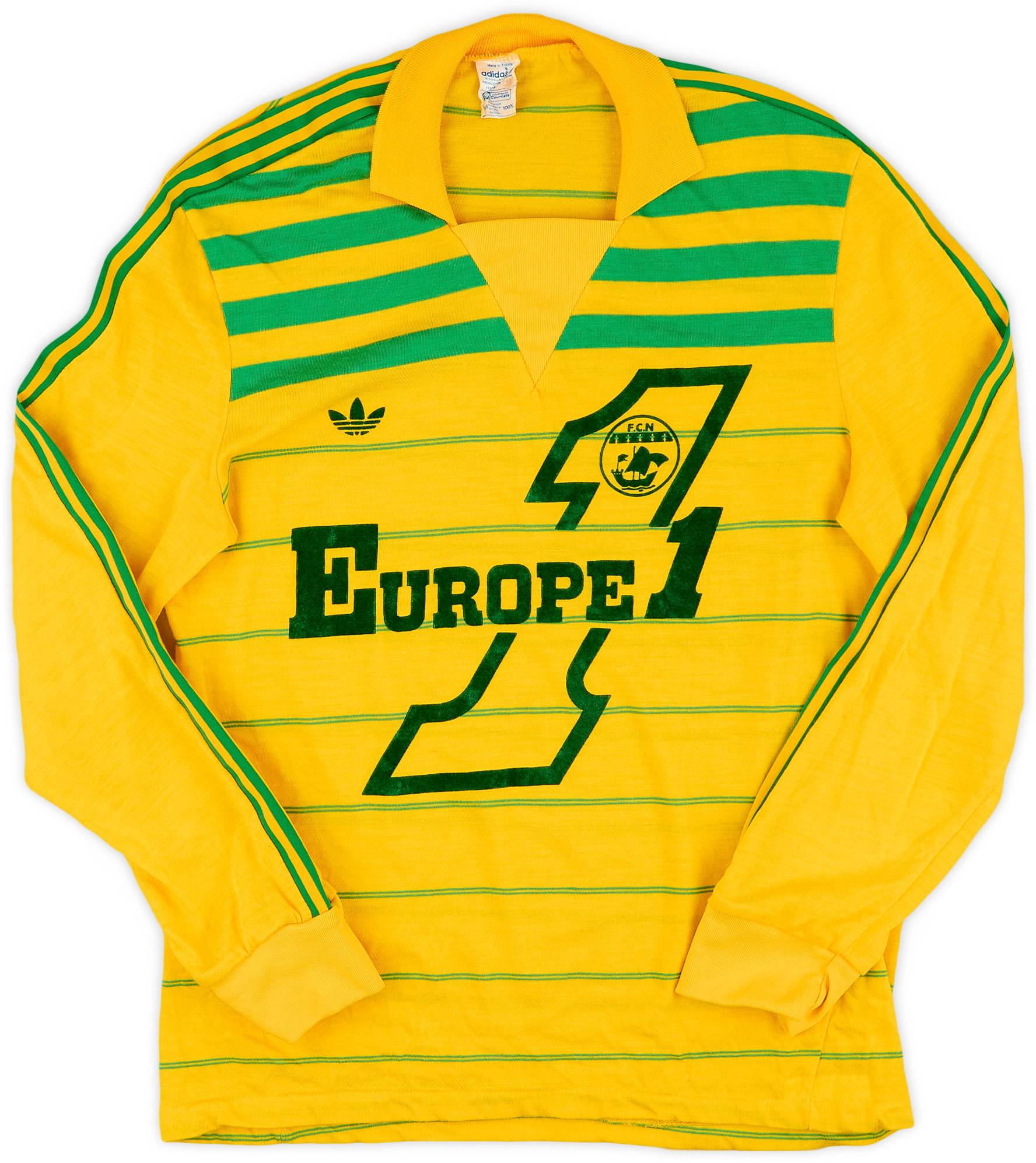 1985-86 Nantes Home L/S Shirt - 9/10 - (M)