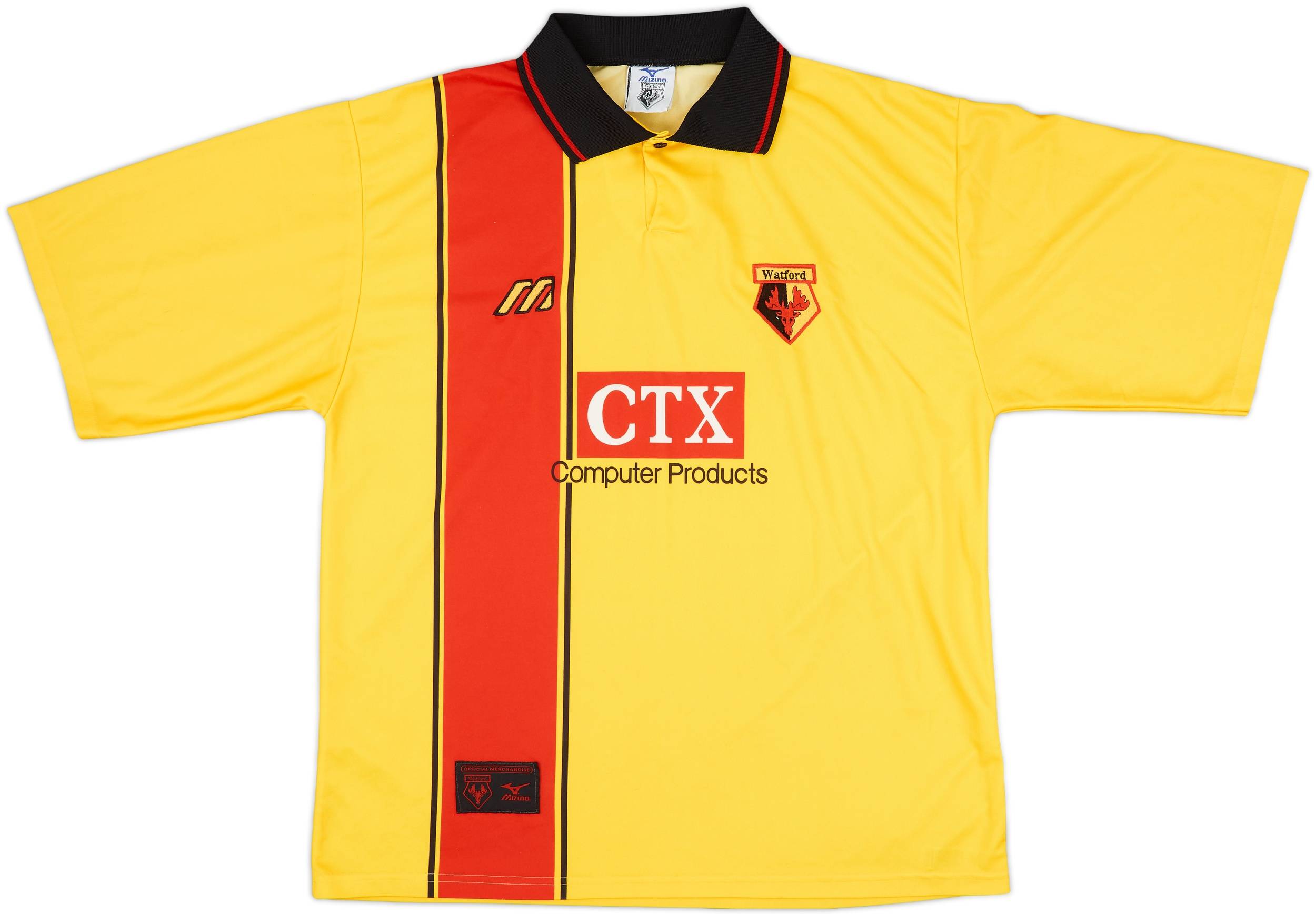 1997-98 Watford Home Shirt - 9/10 - (L)